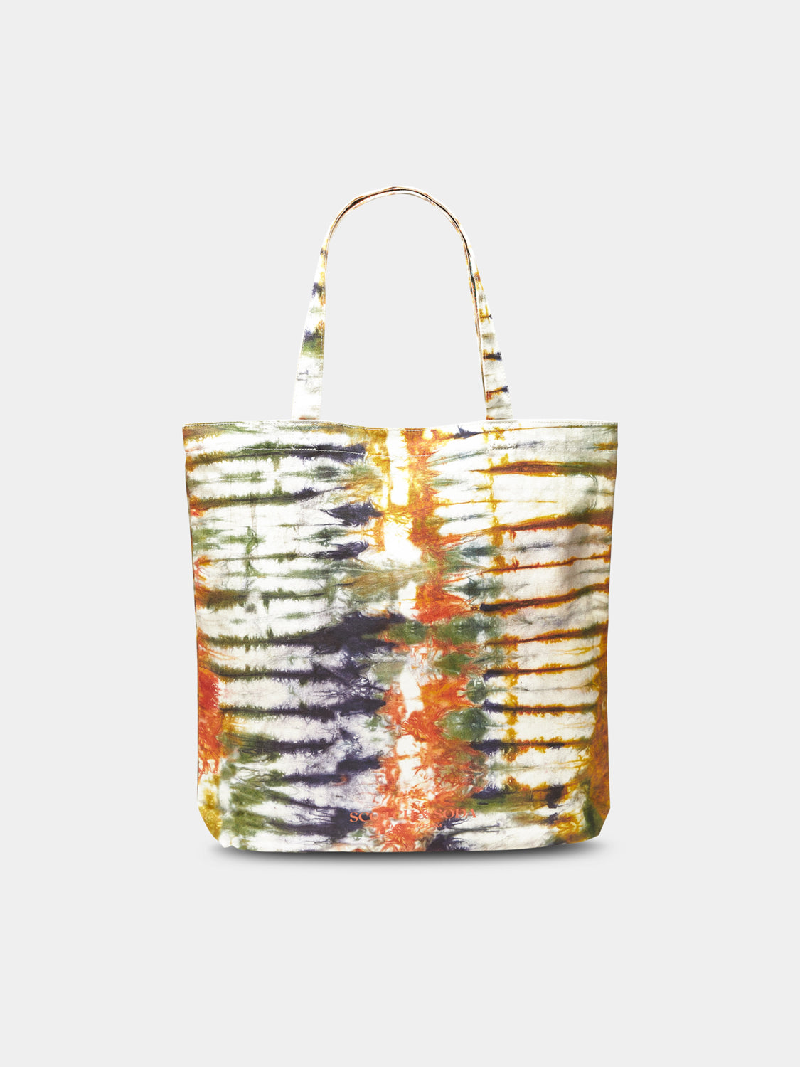 Printed canvas tote bag