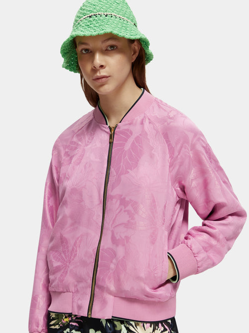 Printed reversible bomber jacket - Scotch & Soda AU