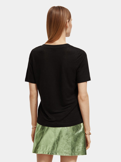 Soft v-neck t-shirt - Scotch & Soda AU