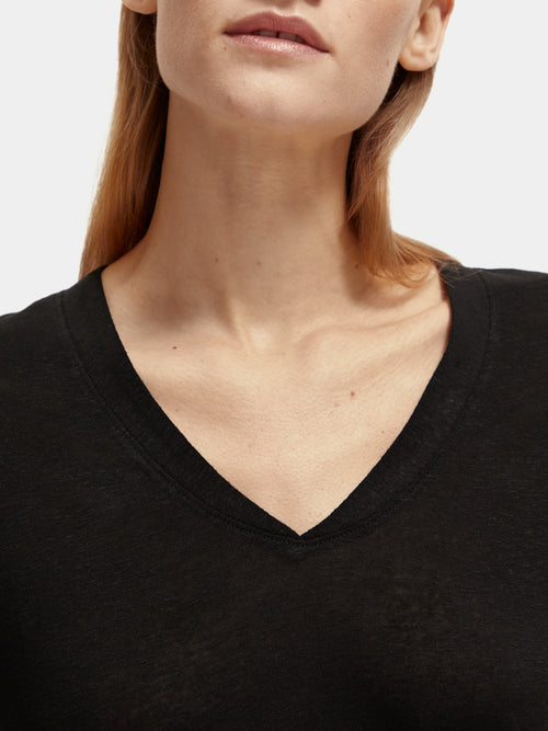 Soft v-neck t-shirt - Scotch & Soda AU