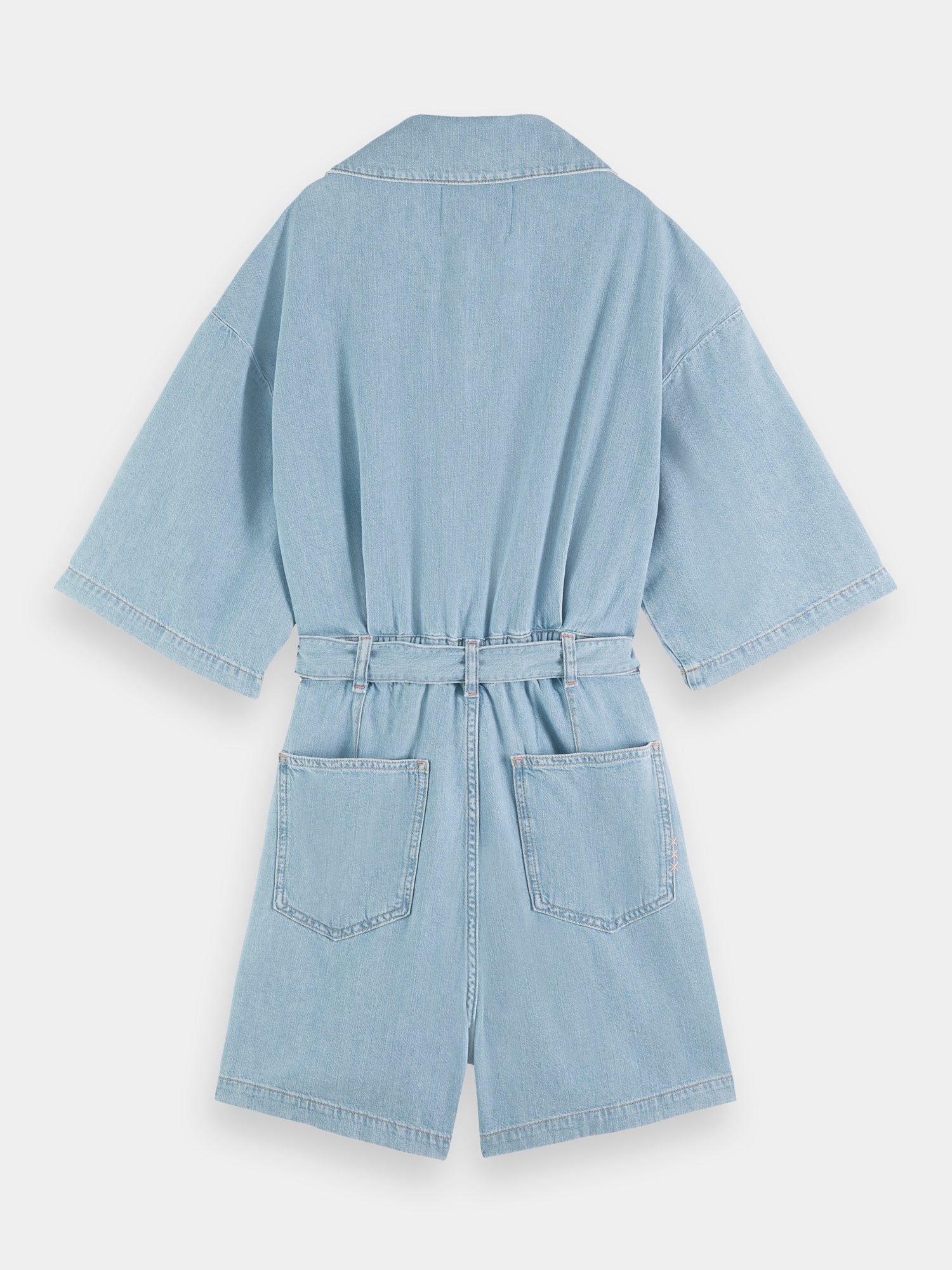 Worked out denim jumpsuit - Scotch & Soda AU