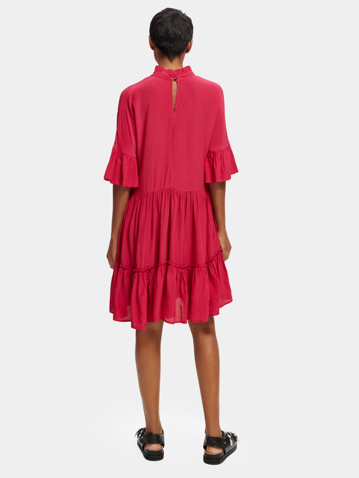 Suki Dress - Micro Waffle Embossed Ponte – scout, the label