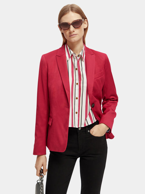 Classic single-breasted blazer - Scotch & Soda AU