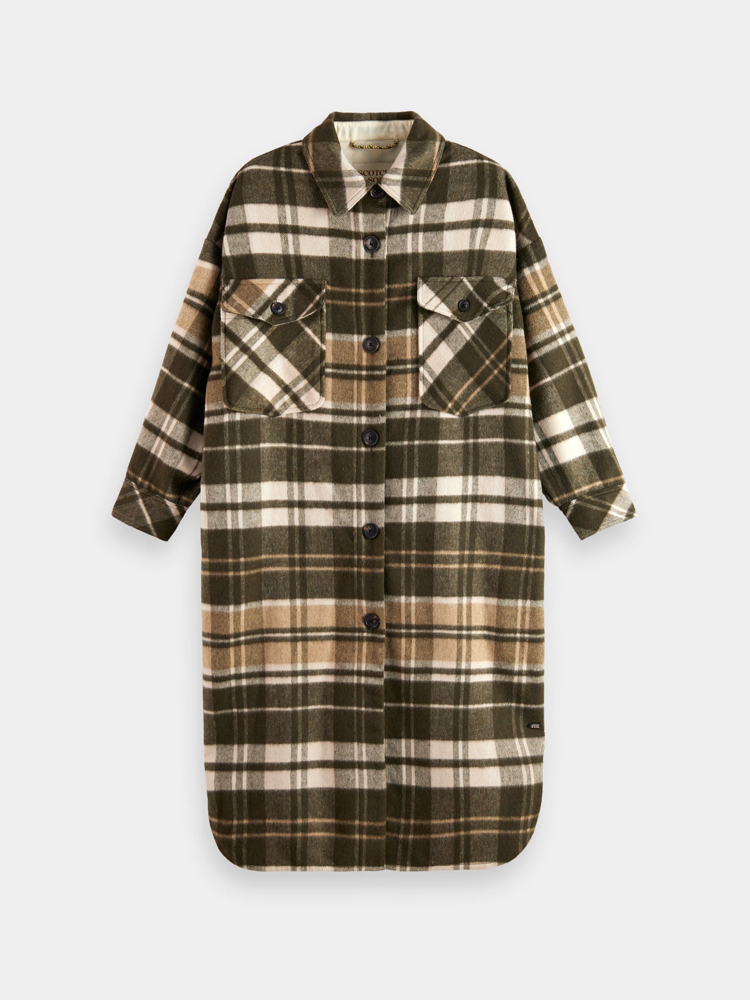 Check wool blend jacket - Scotch & Soda AU