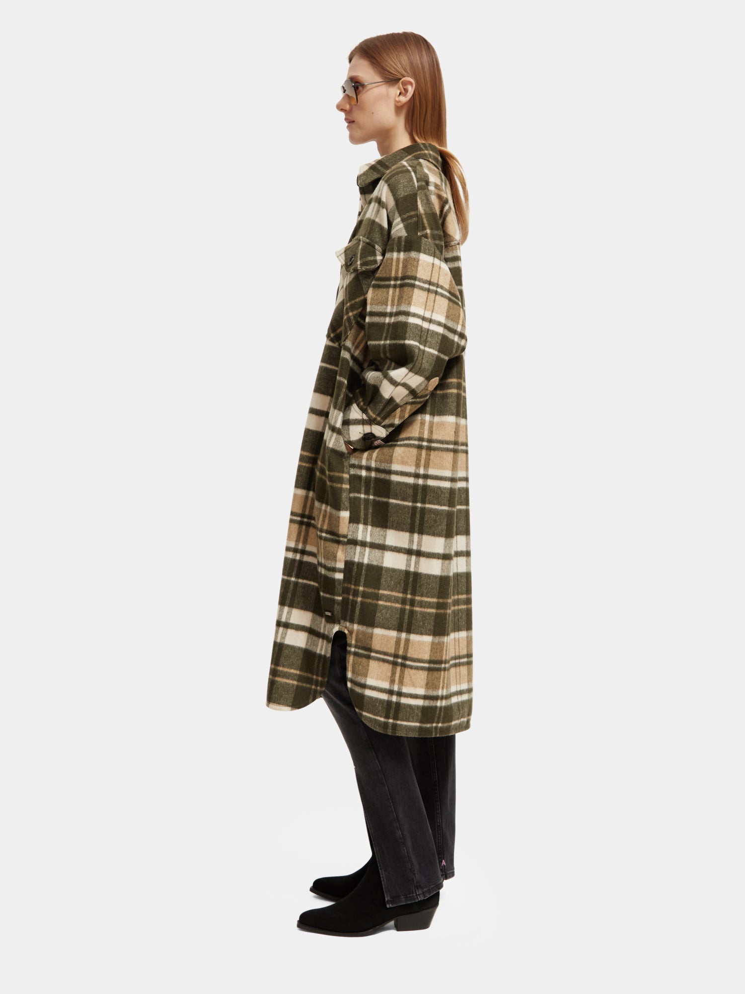 Checked wool-blend jacket - Scotch & Soda AU