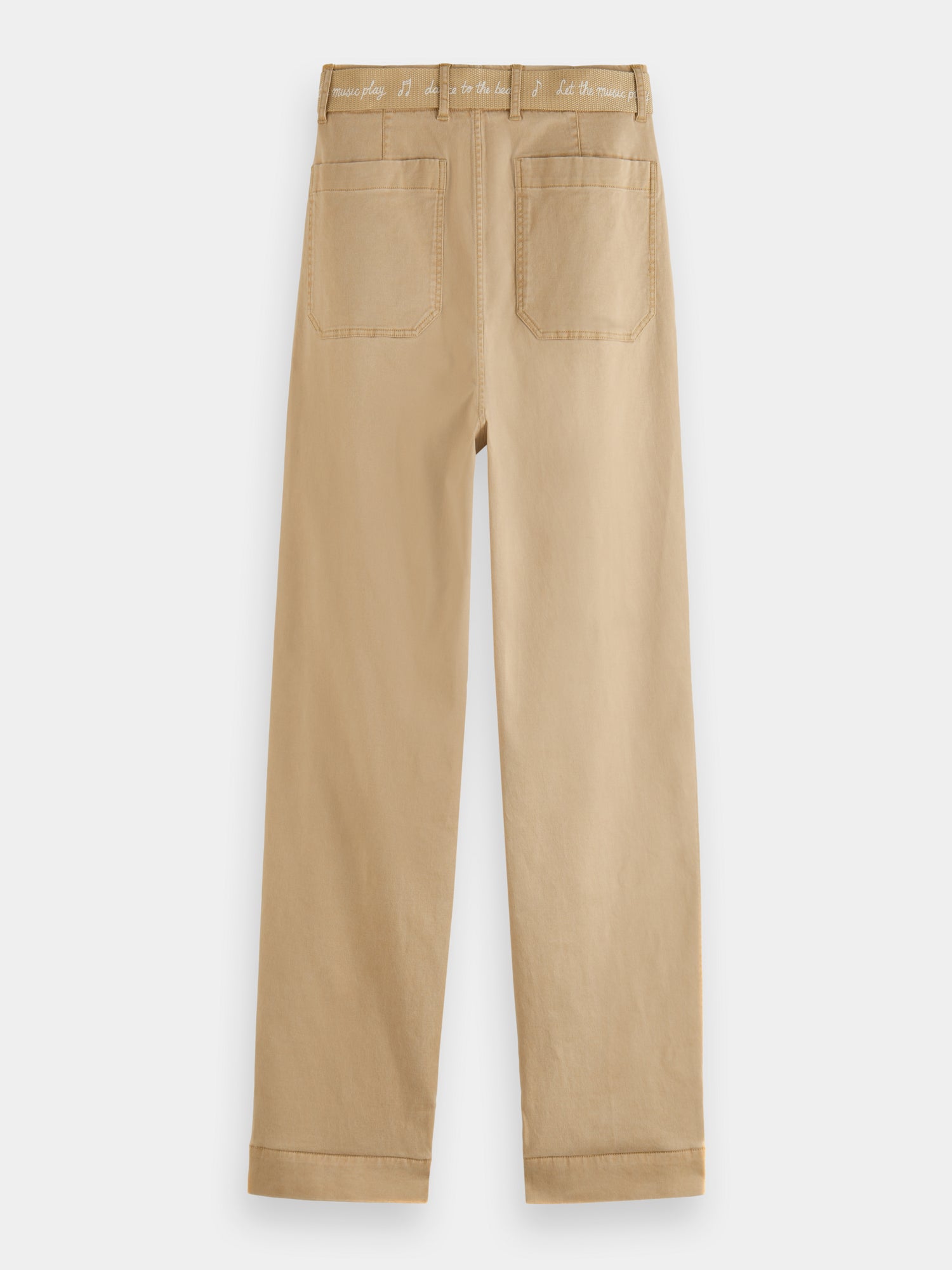 Faye high-rise tapered paper bag pants - Scotch & Soda AU