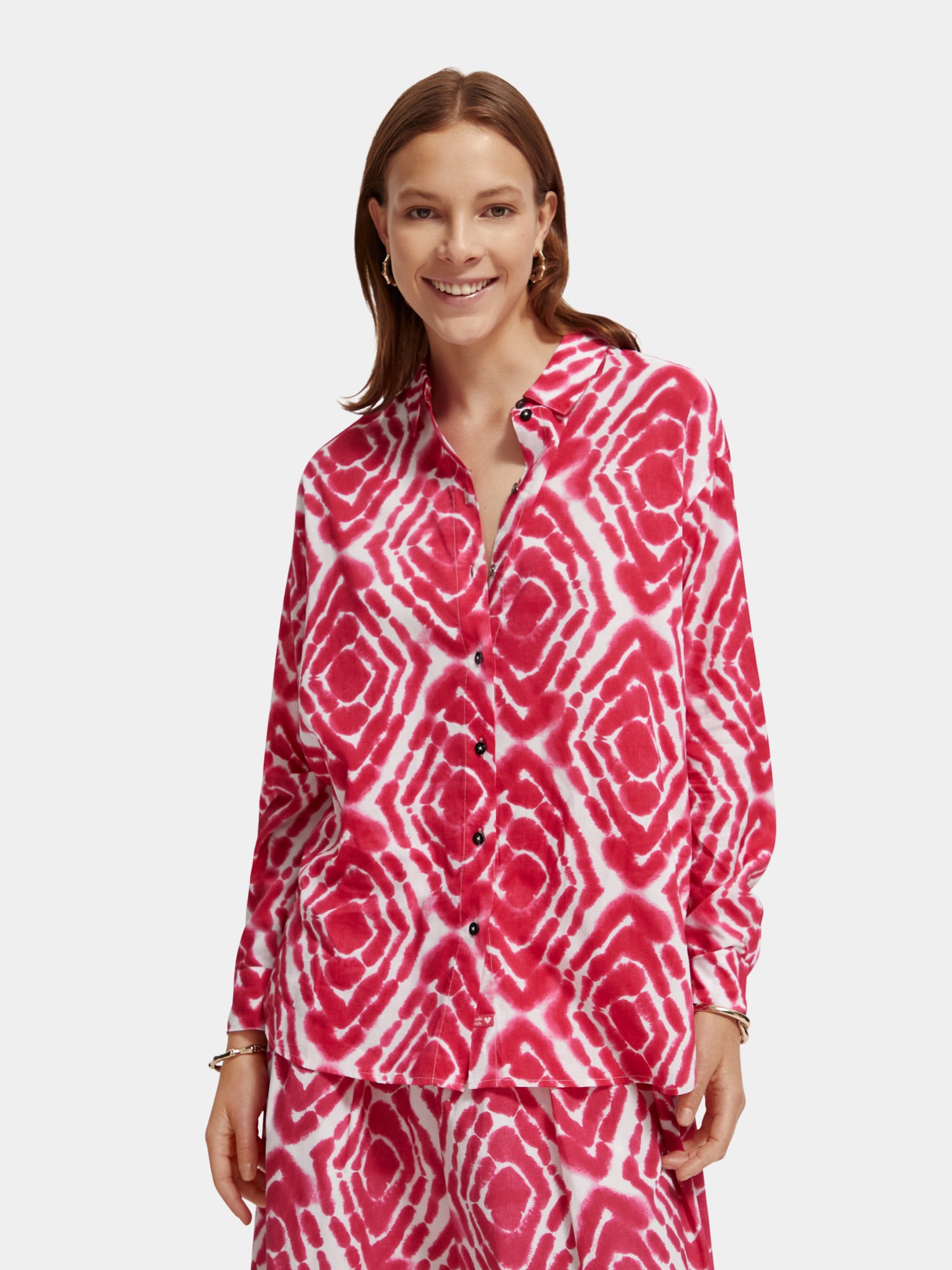 Oversized printed shirt - Scotch & Soda AU