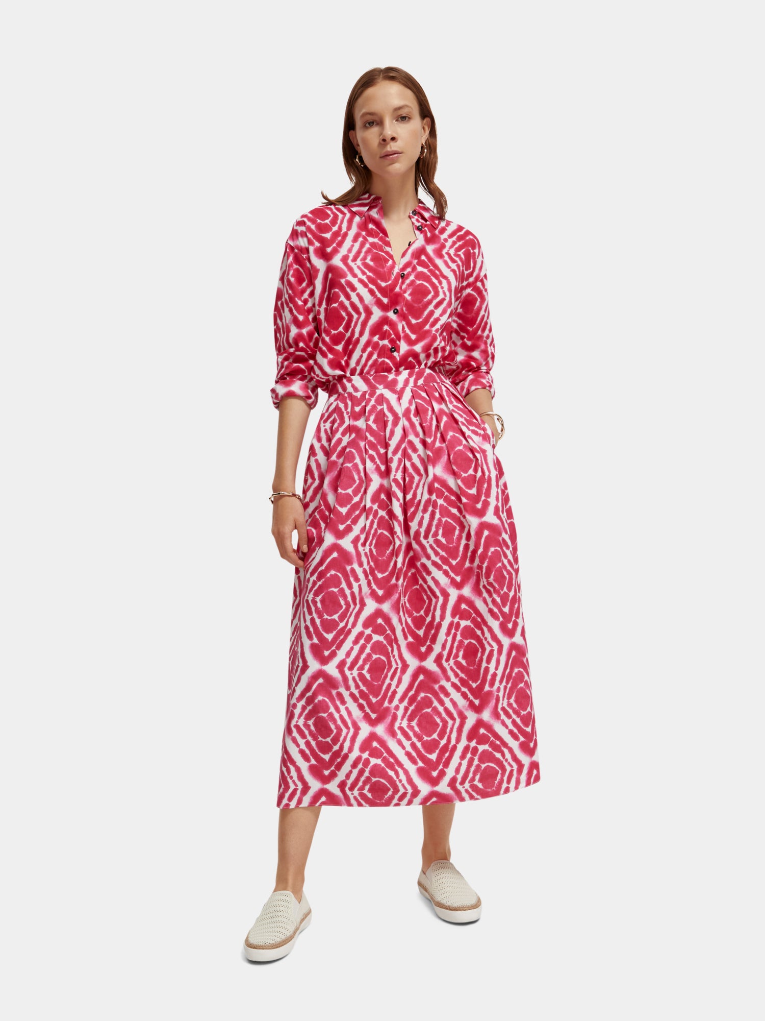 Oversized printed shirt - Scotch & Soda AU