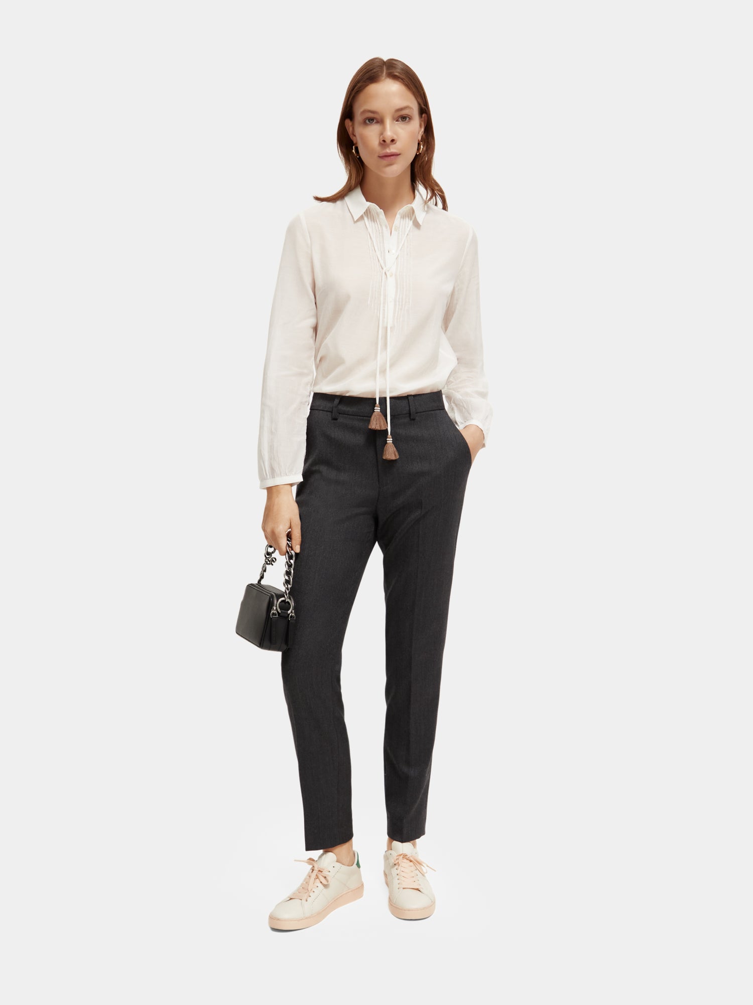 Lightweight pintuck blouse - Scotch & Soda AU