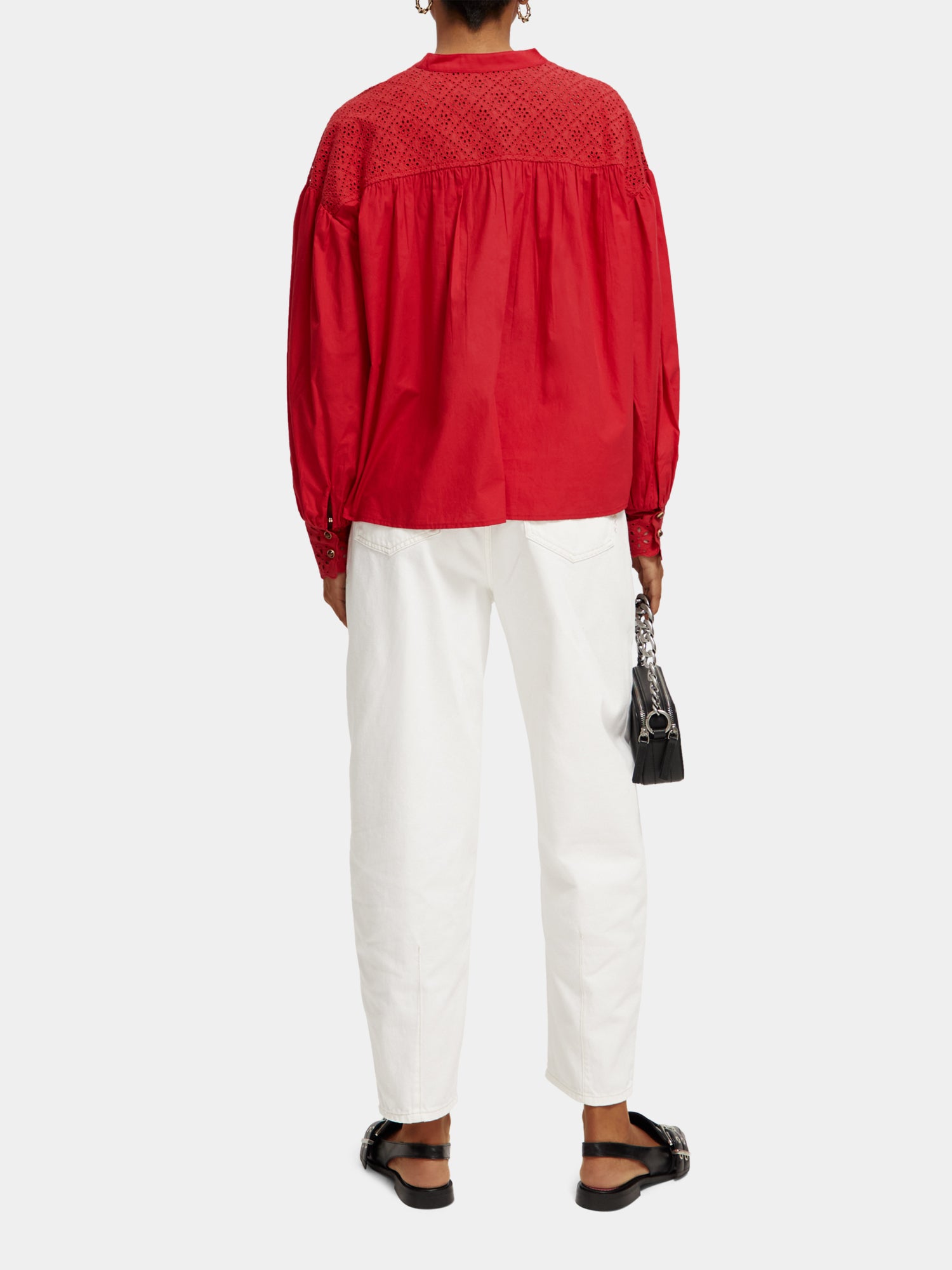 Broderie anglaise blouse - Scotch & Soda AU