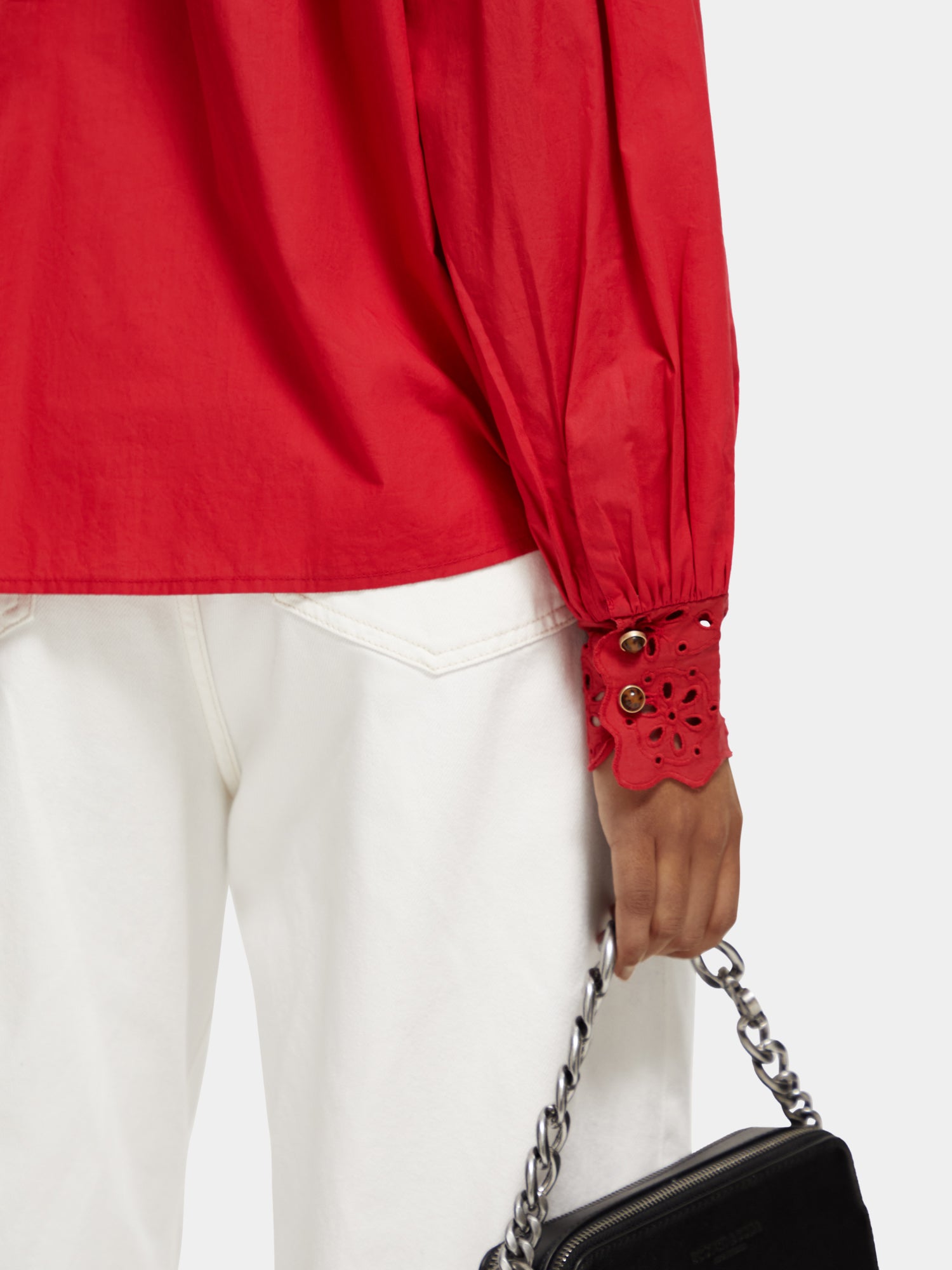 Broderie anglaise blouse - Scotch & Soda AU