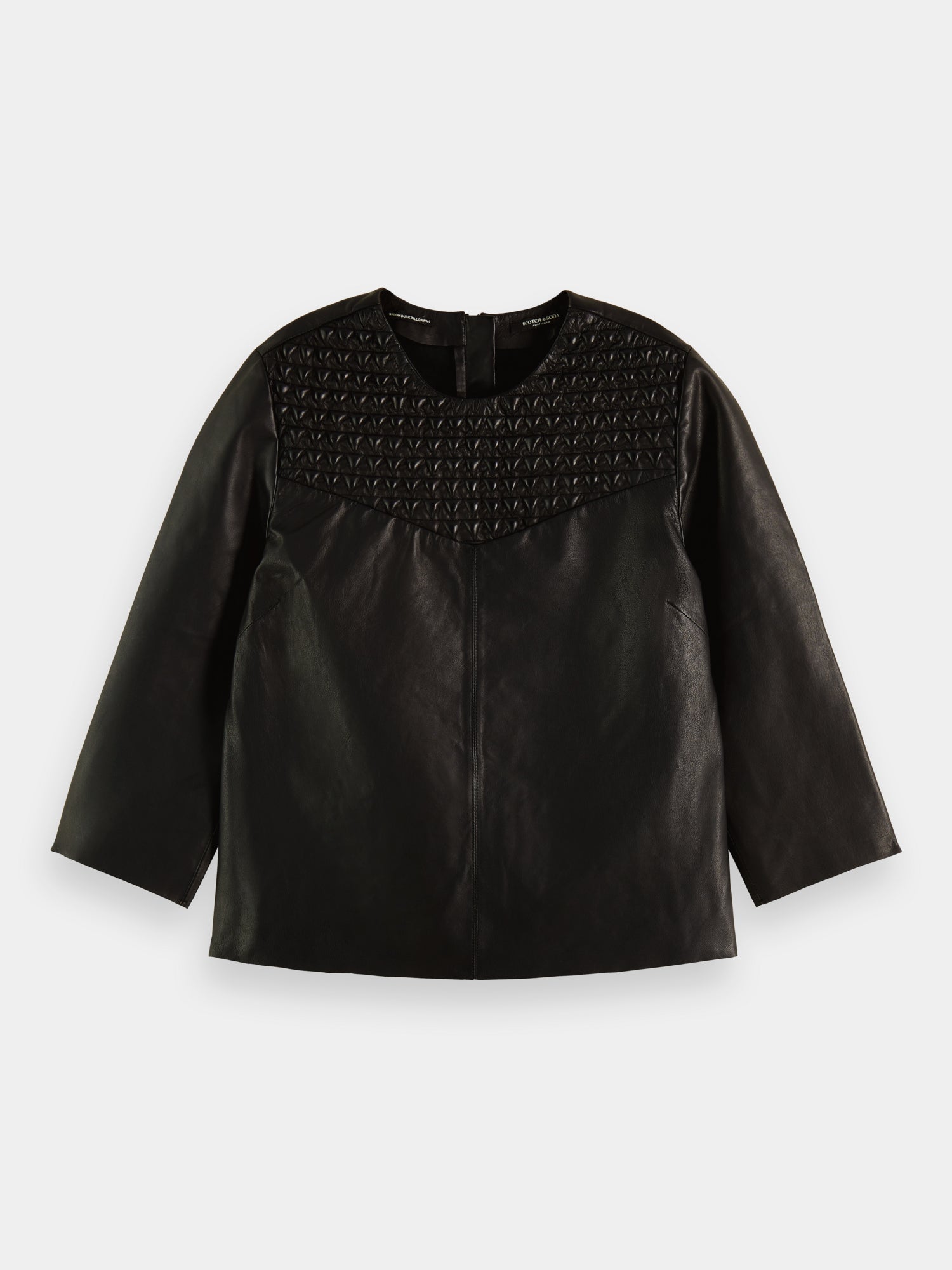 Leather t-shirt - Scotch & Soda AU