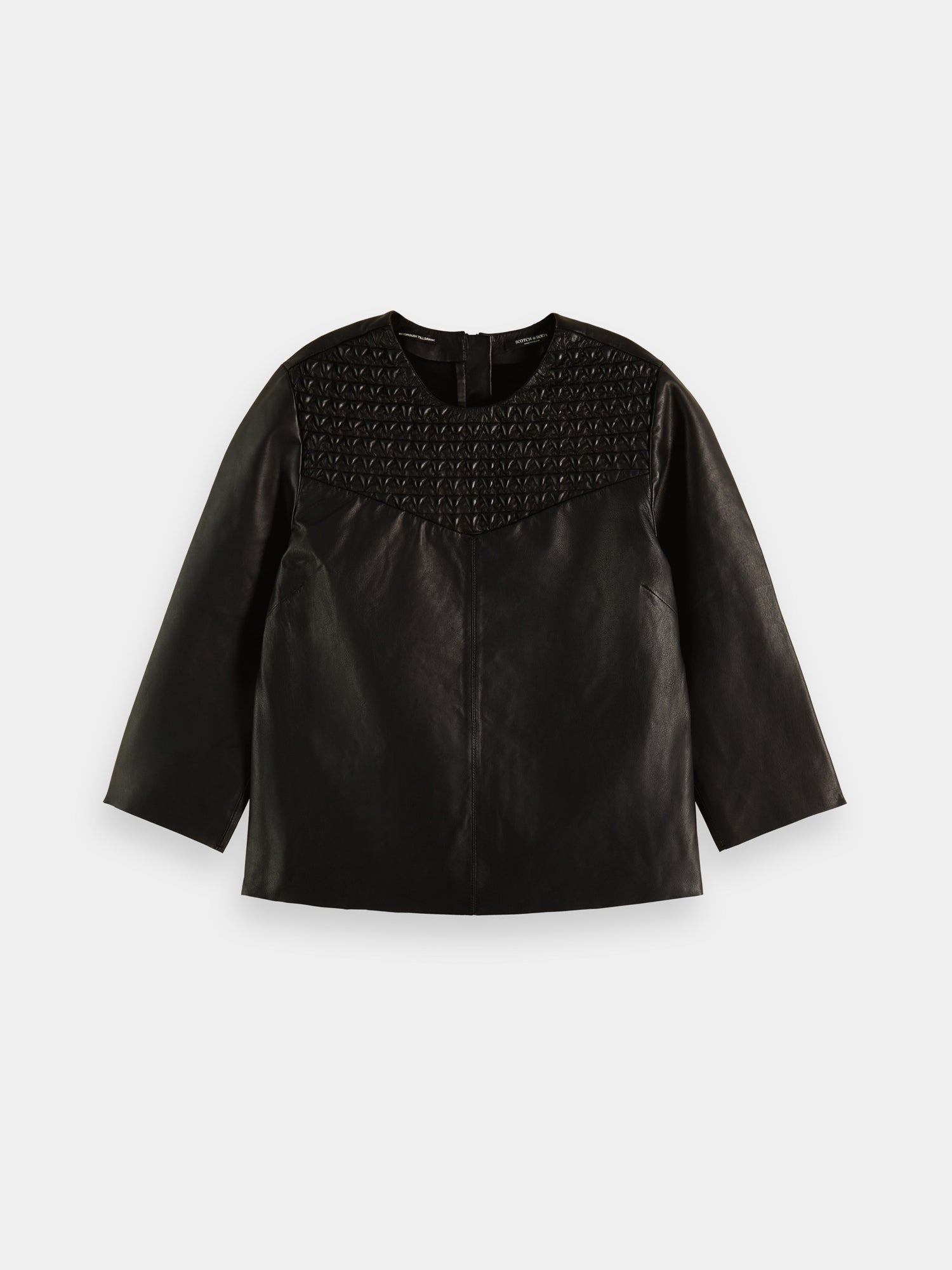 Leather t-shirt - Scotch & Soda AU