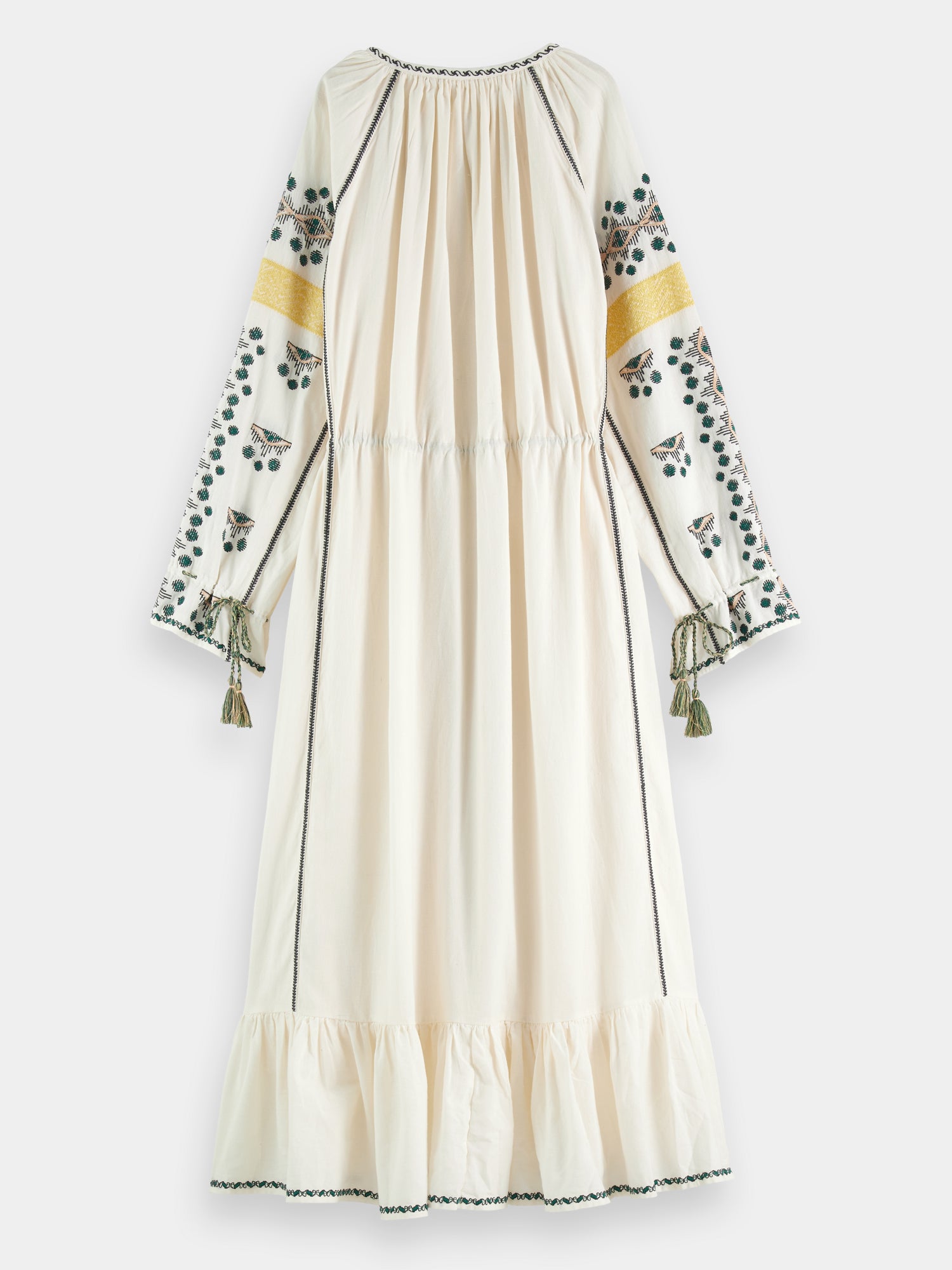 Embroidered v-neck maxi dress - Scotch & Soda AU