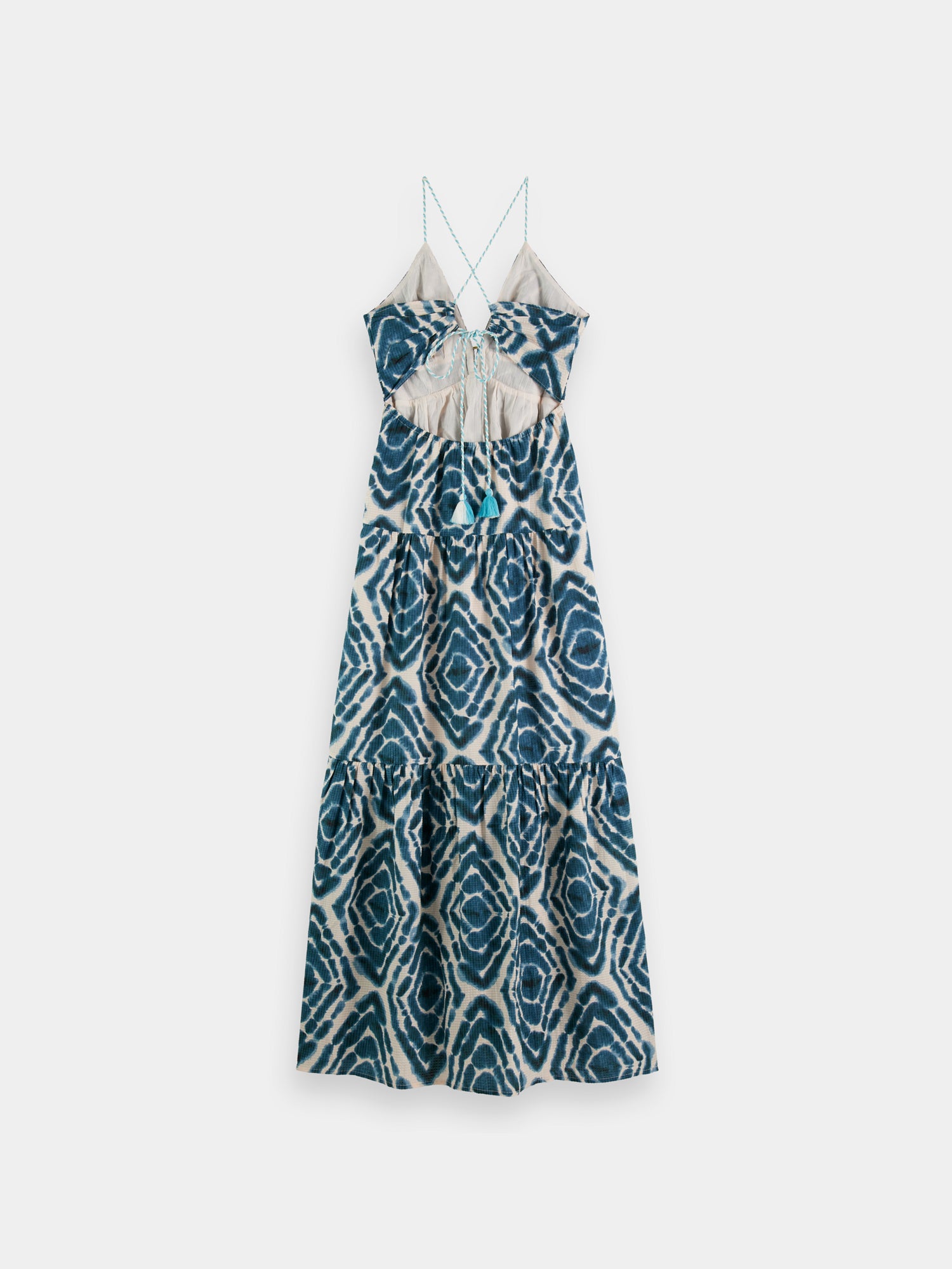 Tie-dyed maxi strap dress - Scotch & Soda AU
