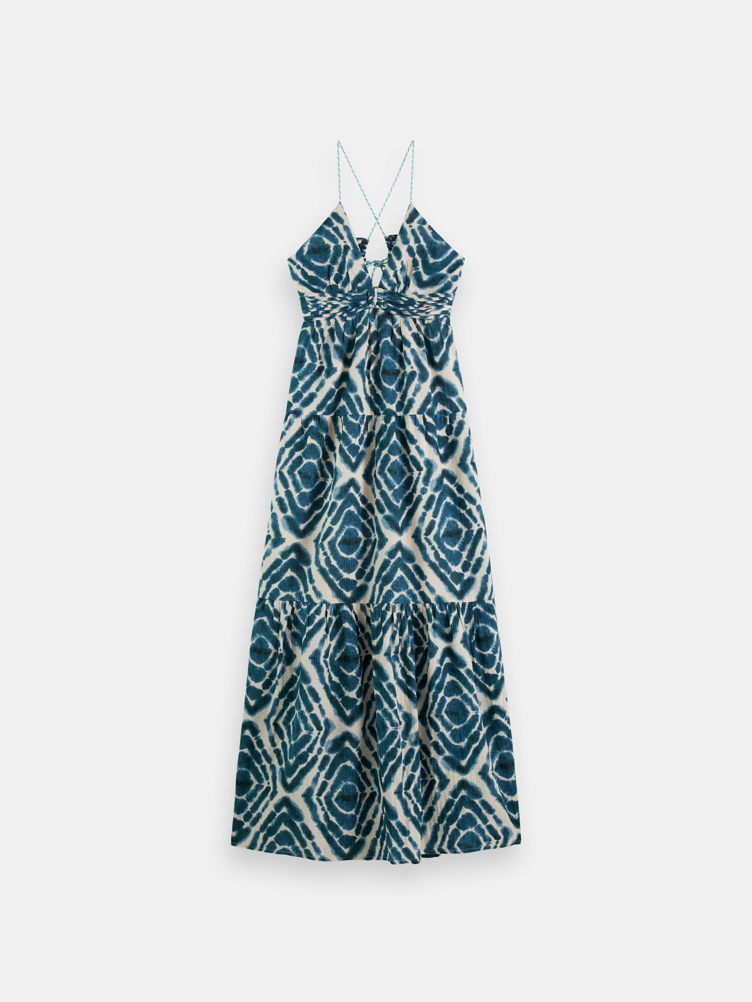 Tie-dyed maxi strap dress - Scotch & Soda AU