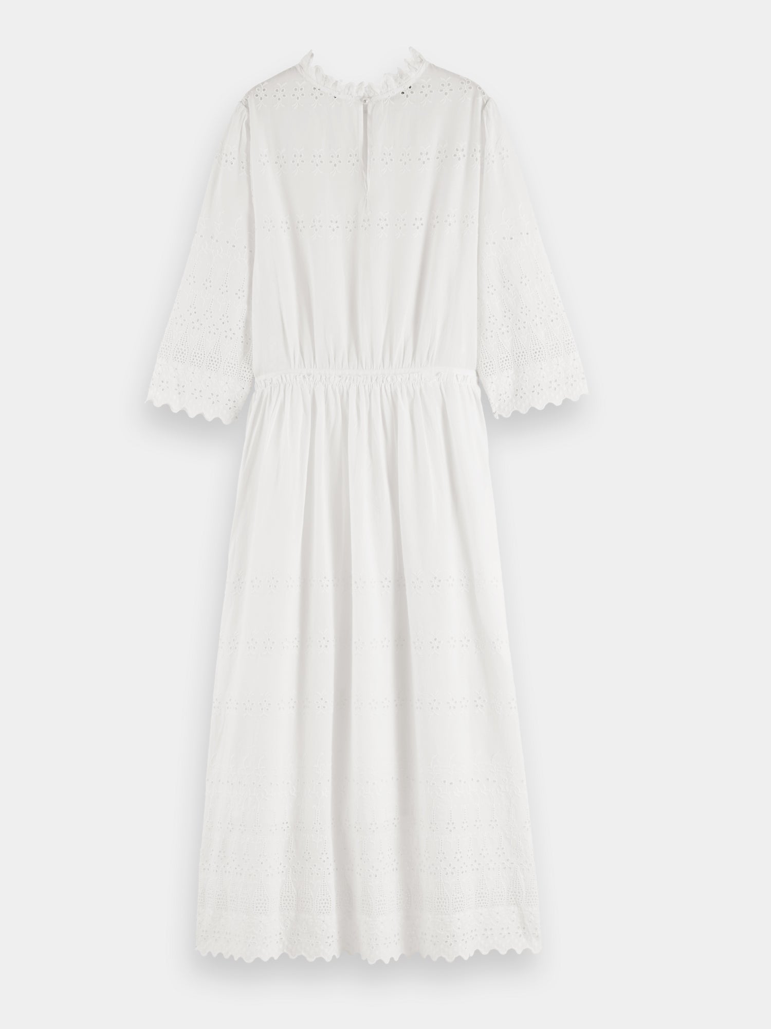 Broderie anglaise midi dress - Scotch & Soda AU