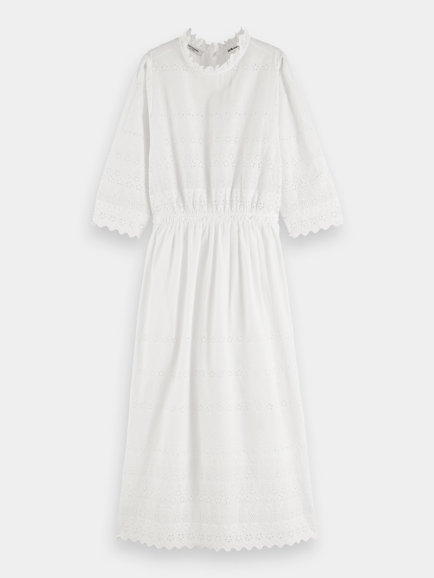 Broderie anglaise midi dress - Scotch & Soda AU