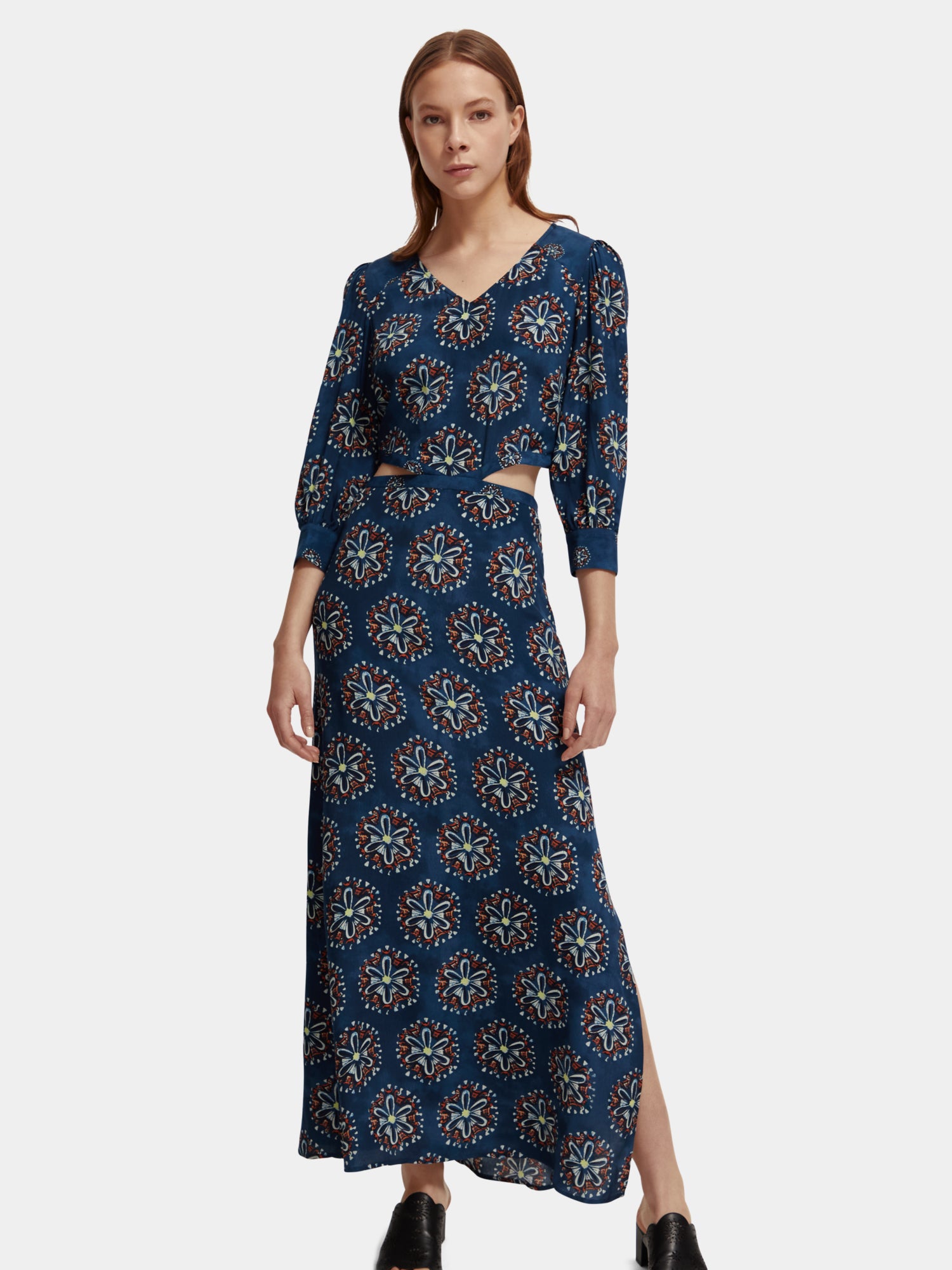 Cut out v-neck maxi dress - Scotch & Soda AU