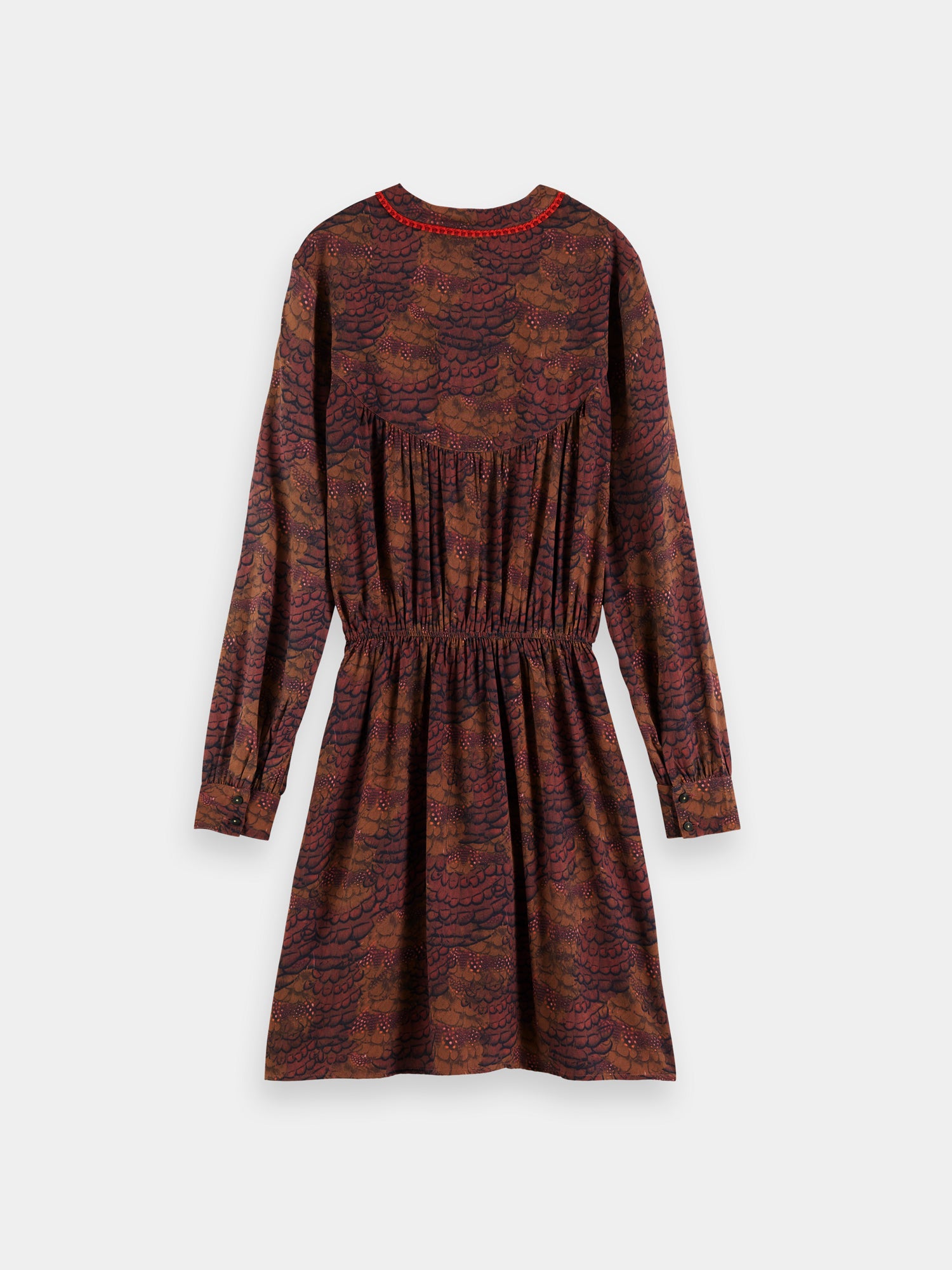 V-neck mini dress