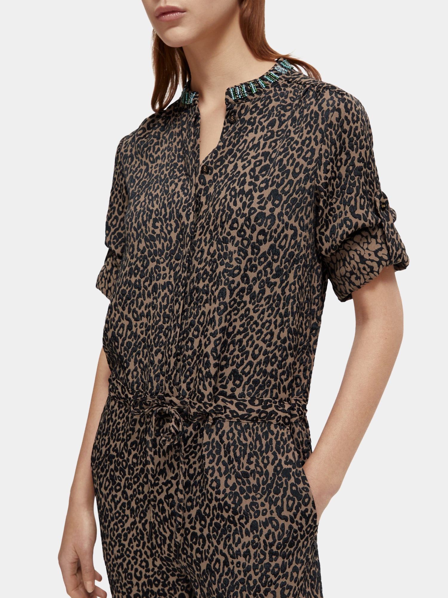 Jacquard jumpsuit - Scotch & Soda AU