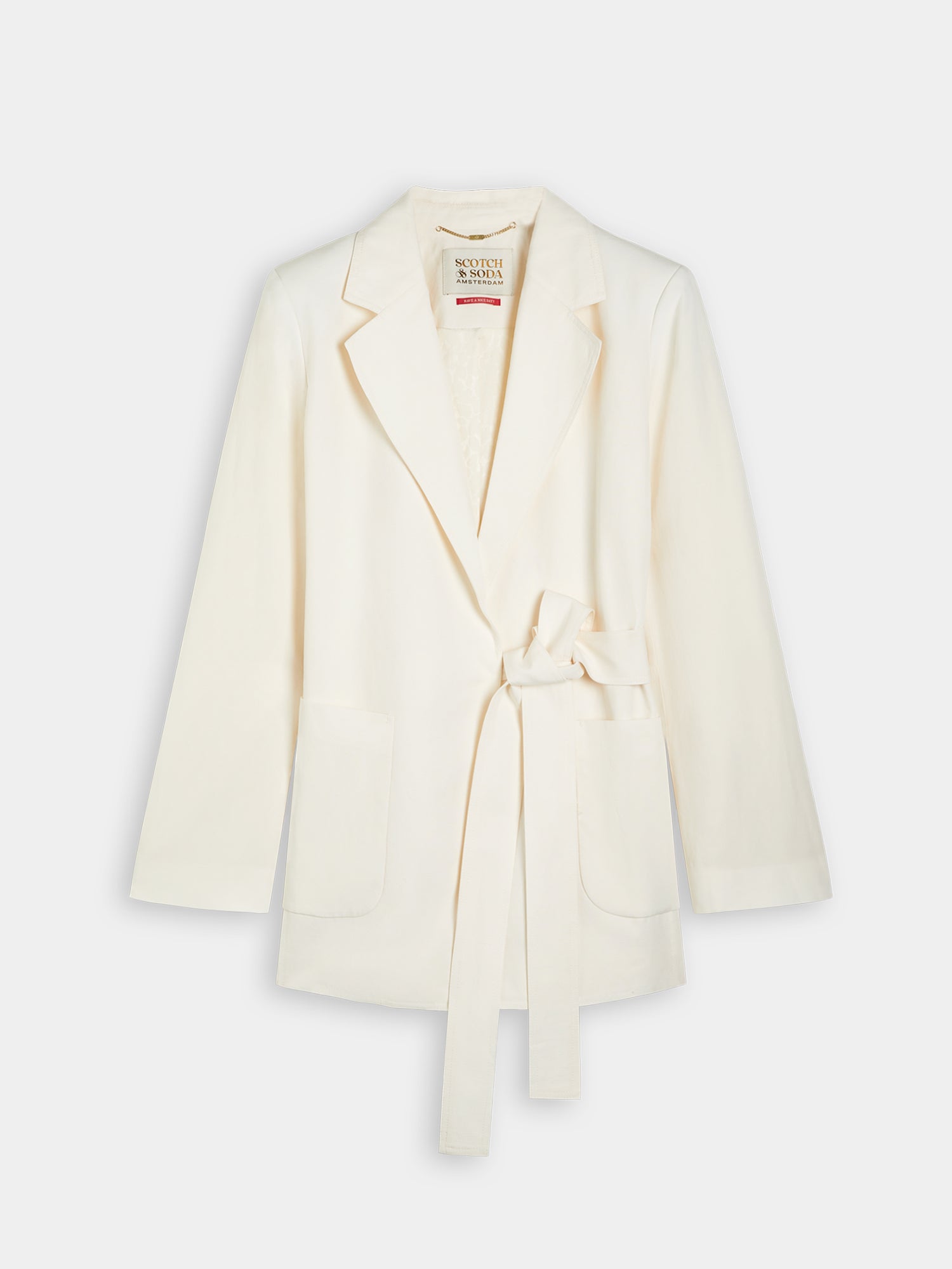 Belted blazer - Scotch & Soda AU