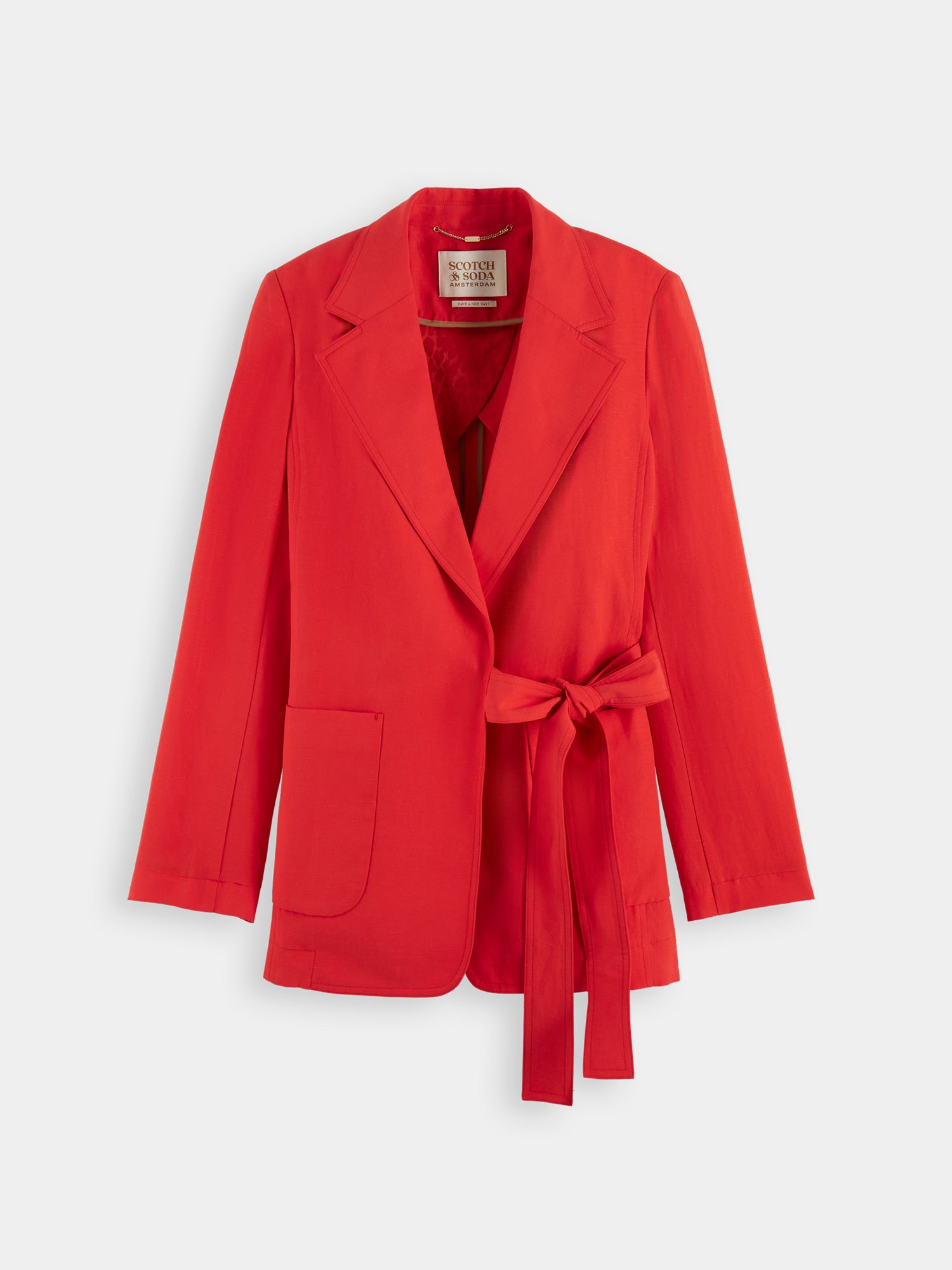 Belted blazer - Scotch & Soda AU