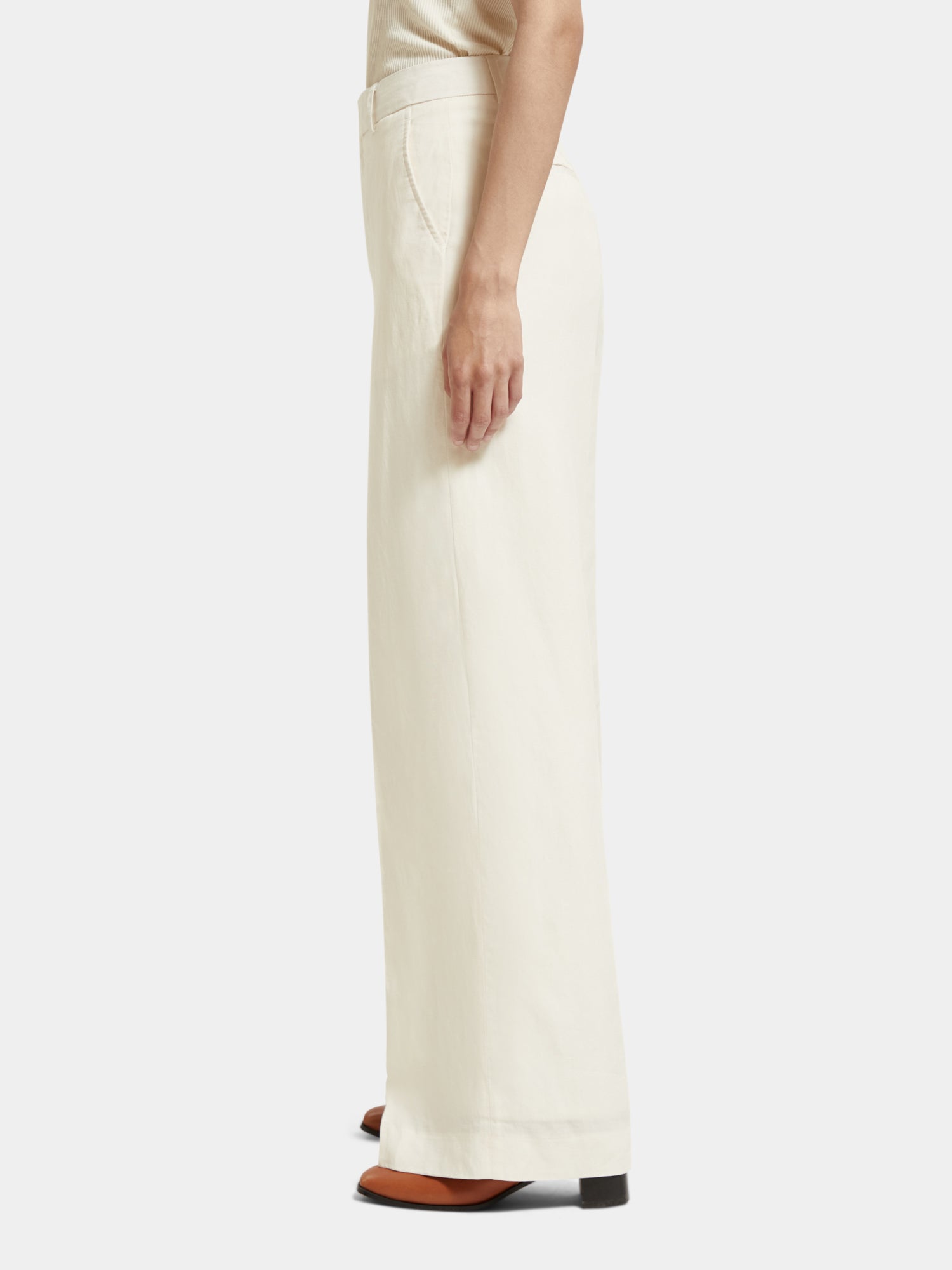 Hana high-rise wide-leg pants - Scotch & Soda AU