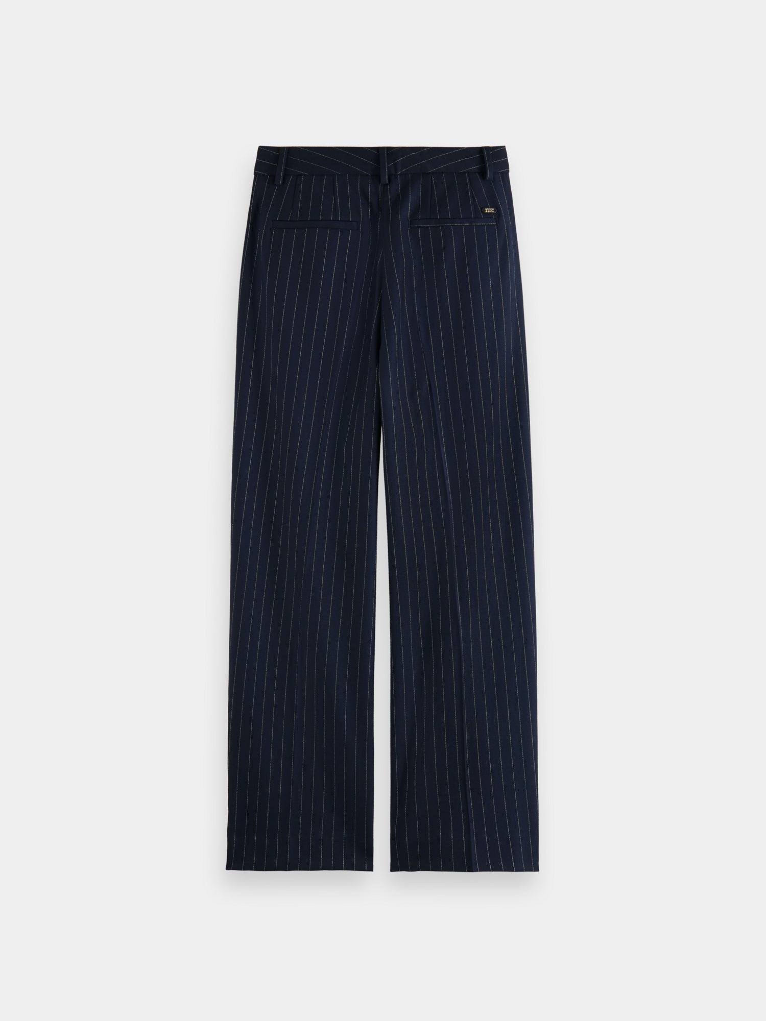 Loose tapered pinstripe pants