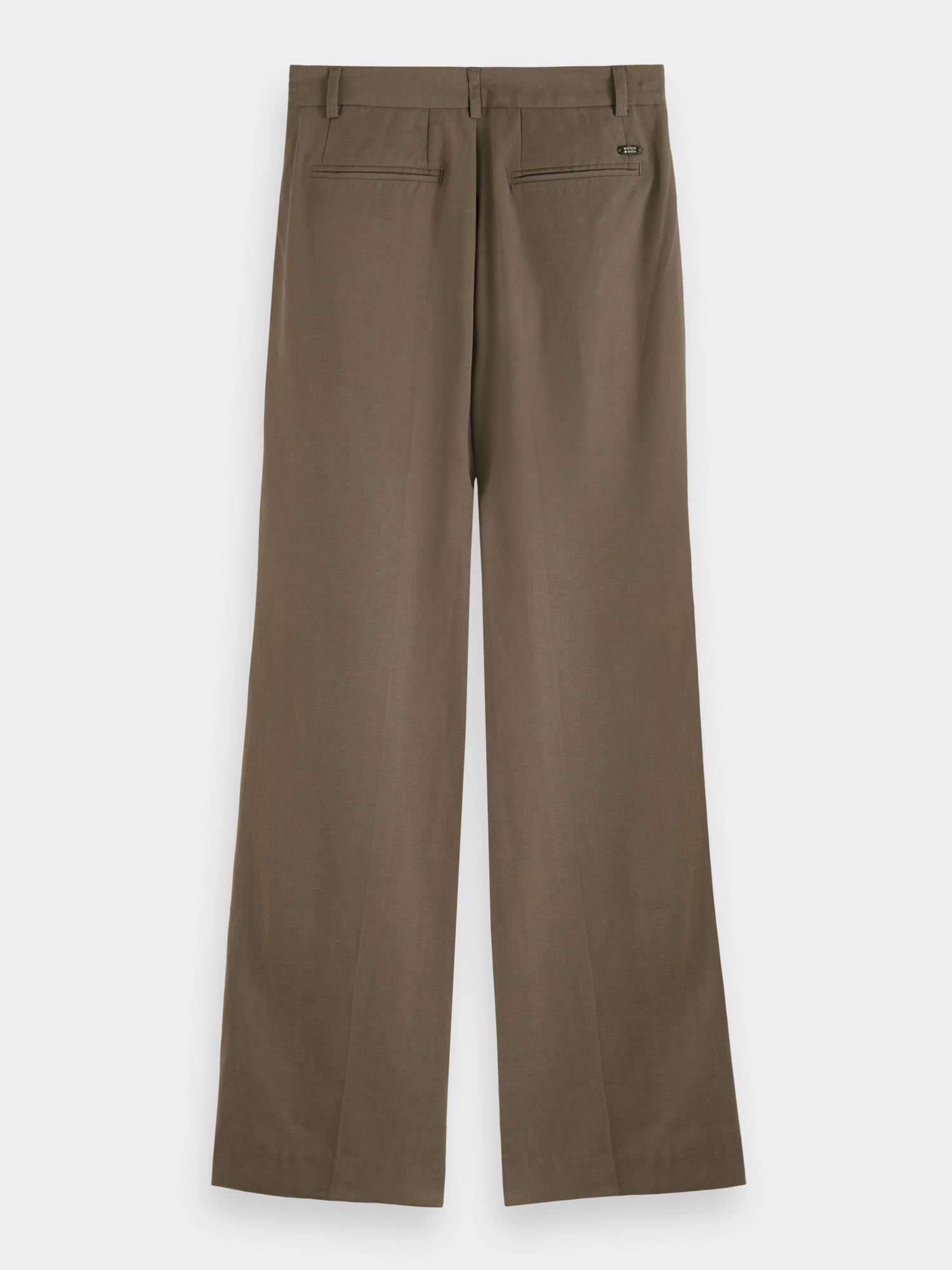 Pleated mid-rise wide-leg pants - Scotch & Soda AU