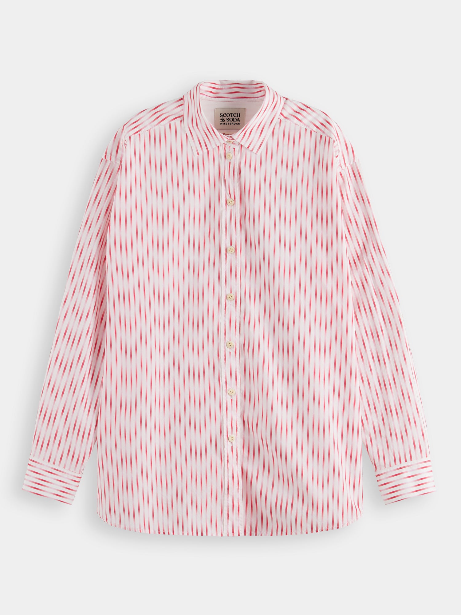 Oversized shirt with roll up sleeve - Scotch & Soda AU