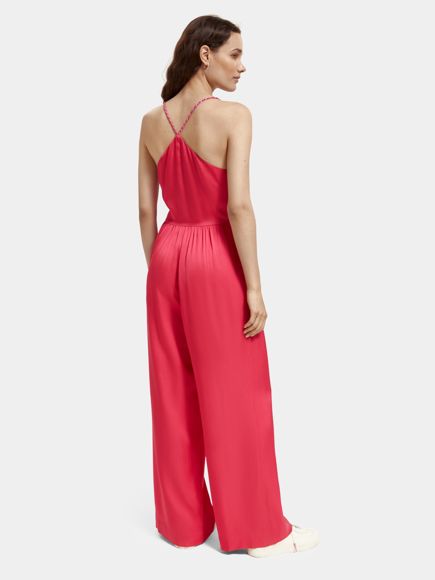 Lightweight v-neck racerback jumpsuit - Scotch & Soda AU