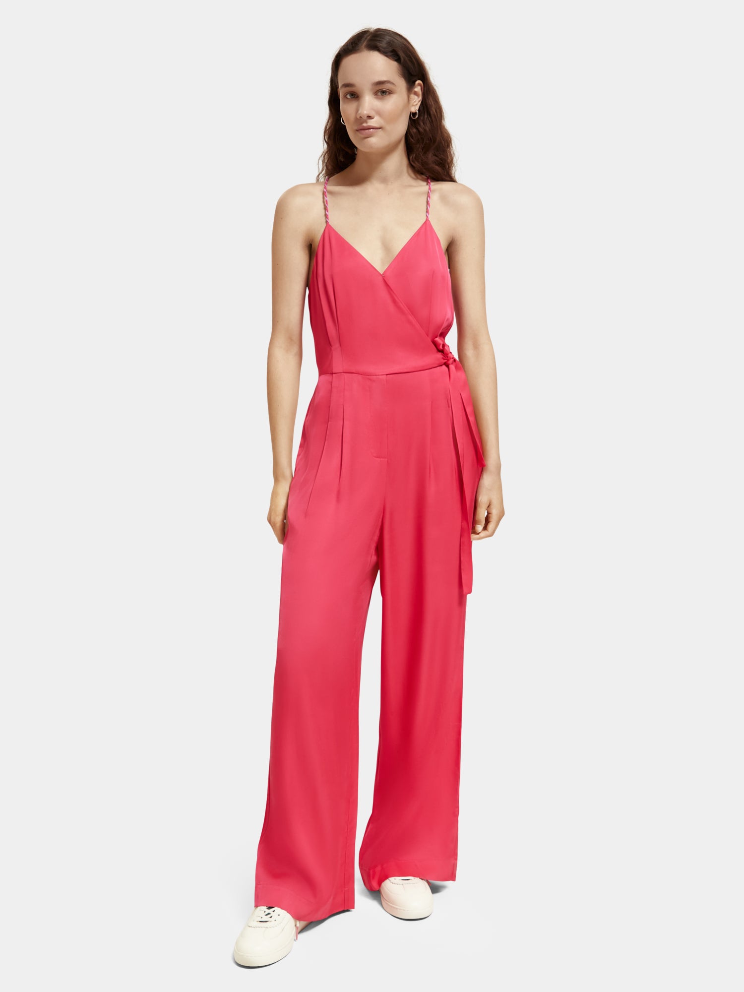 Lightweight v-neck racerback jumpsuit - Scotch & Soda AU