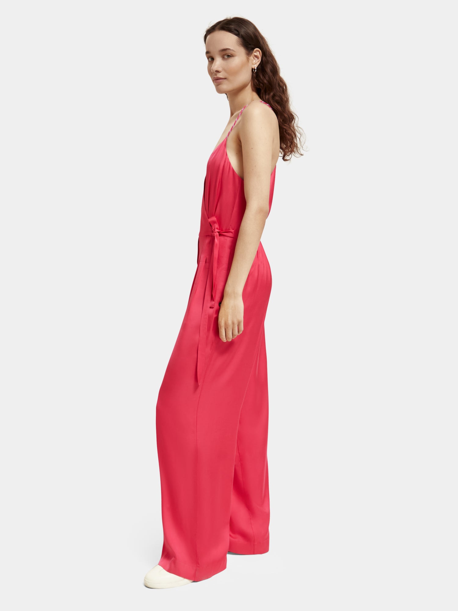 Lightweight v-neck racerback jumpsuit - Scotch & Soda AU