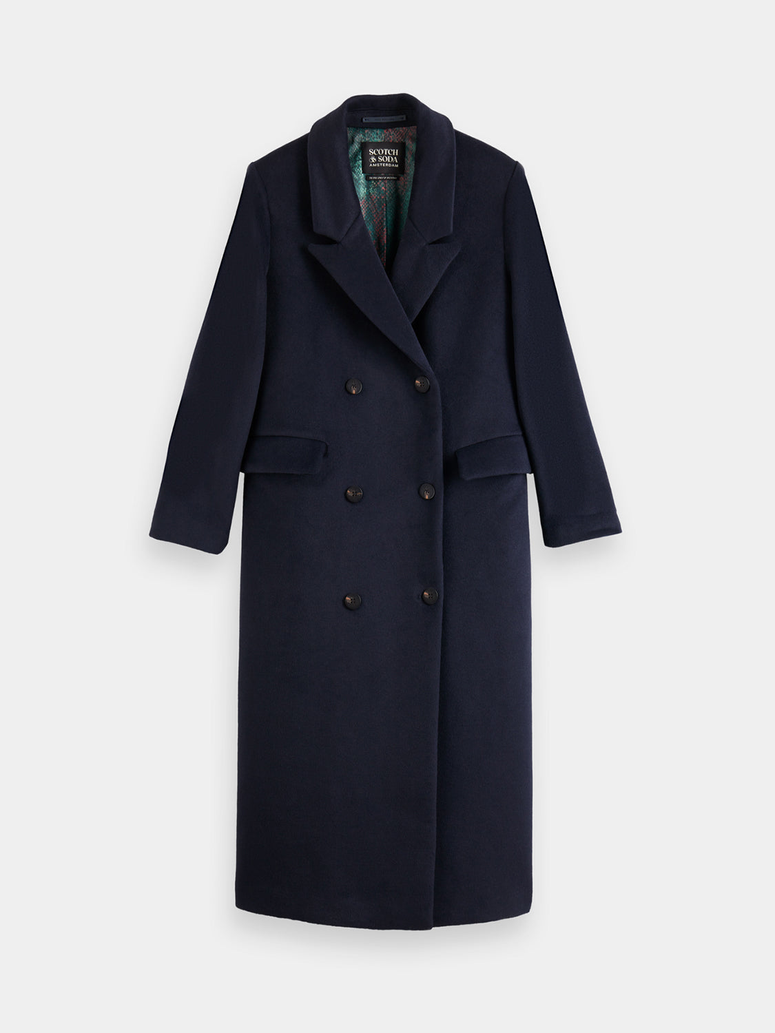 Double-breasted wool coat - Scotch & Soda AU
