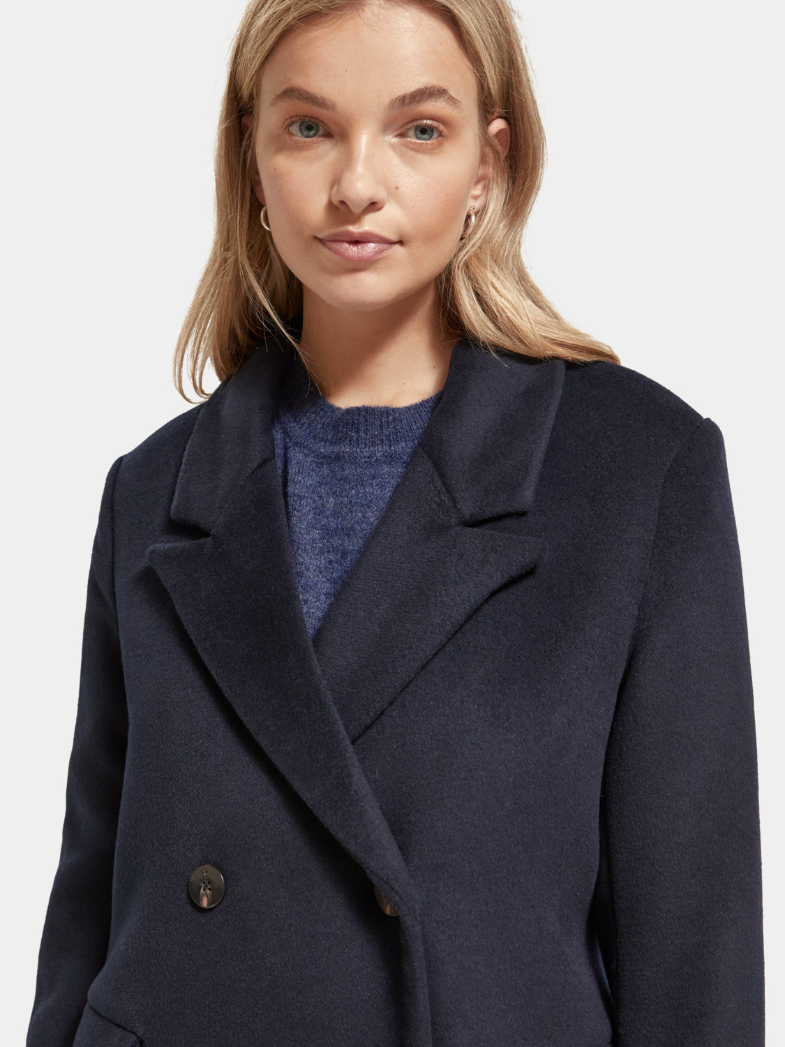 Double-breasted wool coat - Scotch & Soda AU