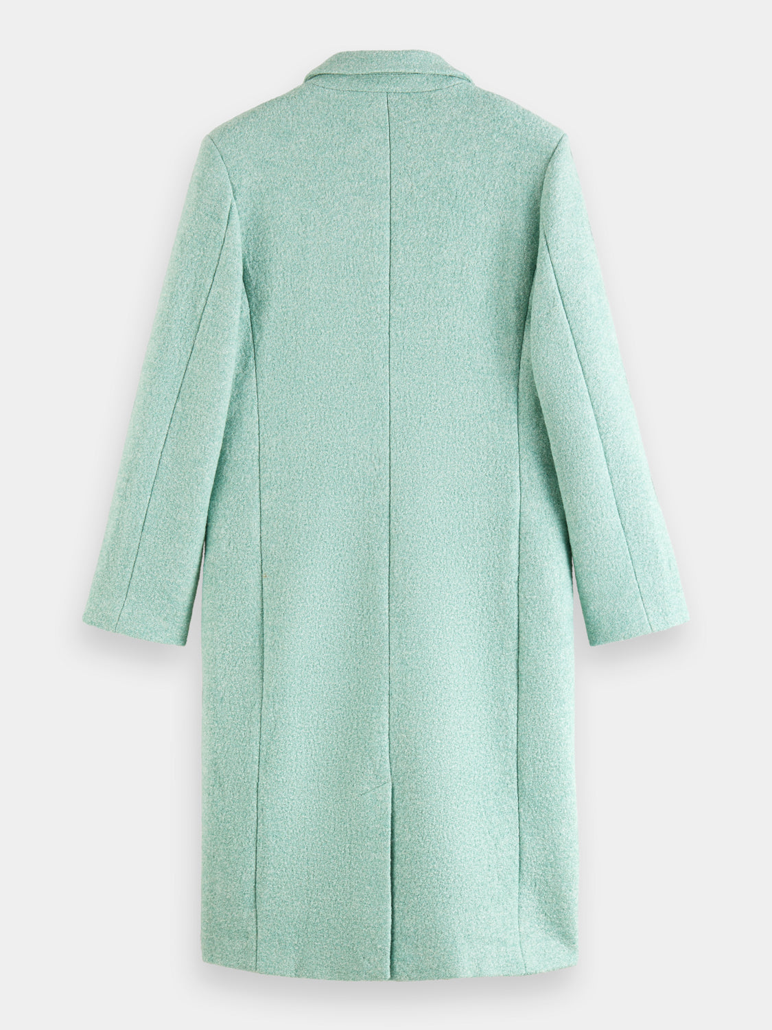 Single-breasted boucle coat - Scotch & Soda AU
