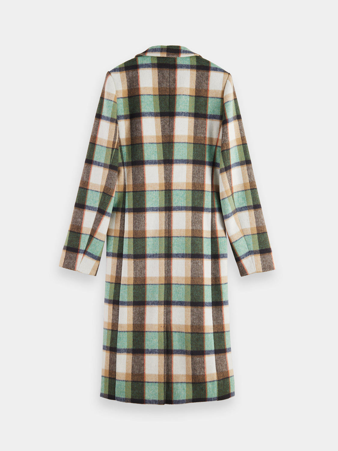 Single-breasted check coat - Scotch & Soda AU
