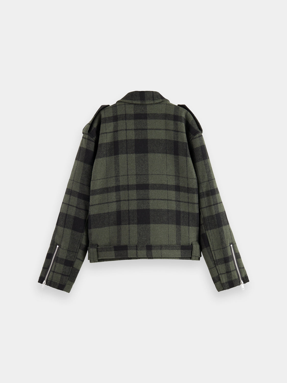 Check biker jacket - Scotch & Soda AU