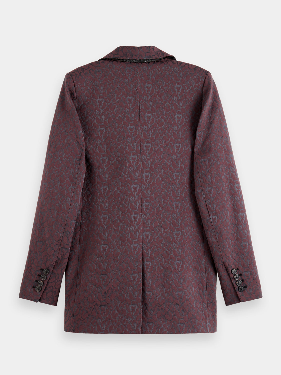 Leopard jacquard blazer - Scotch & Soda AU