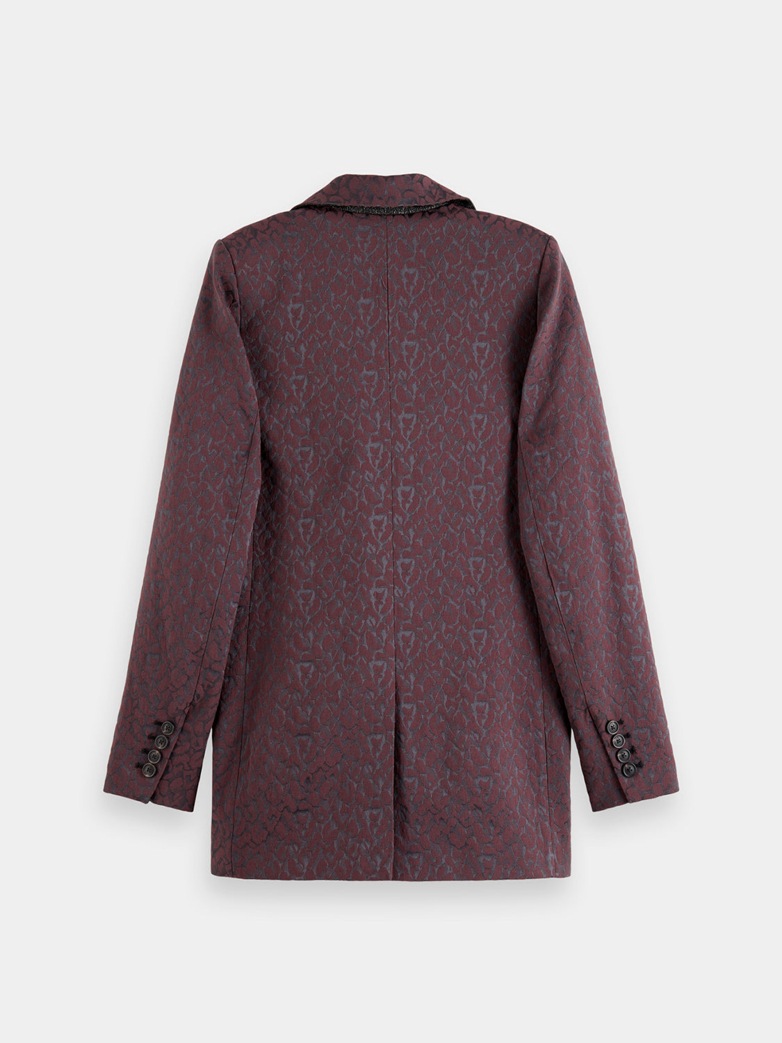 Leopard jacquard blazer - Scotch & Soda AU