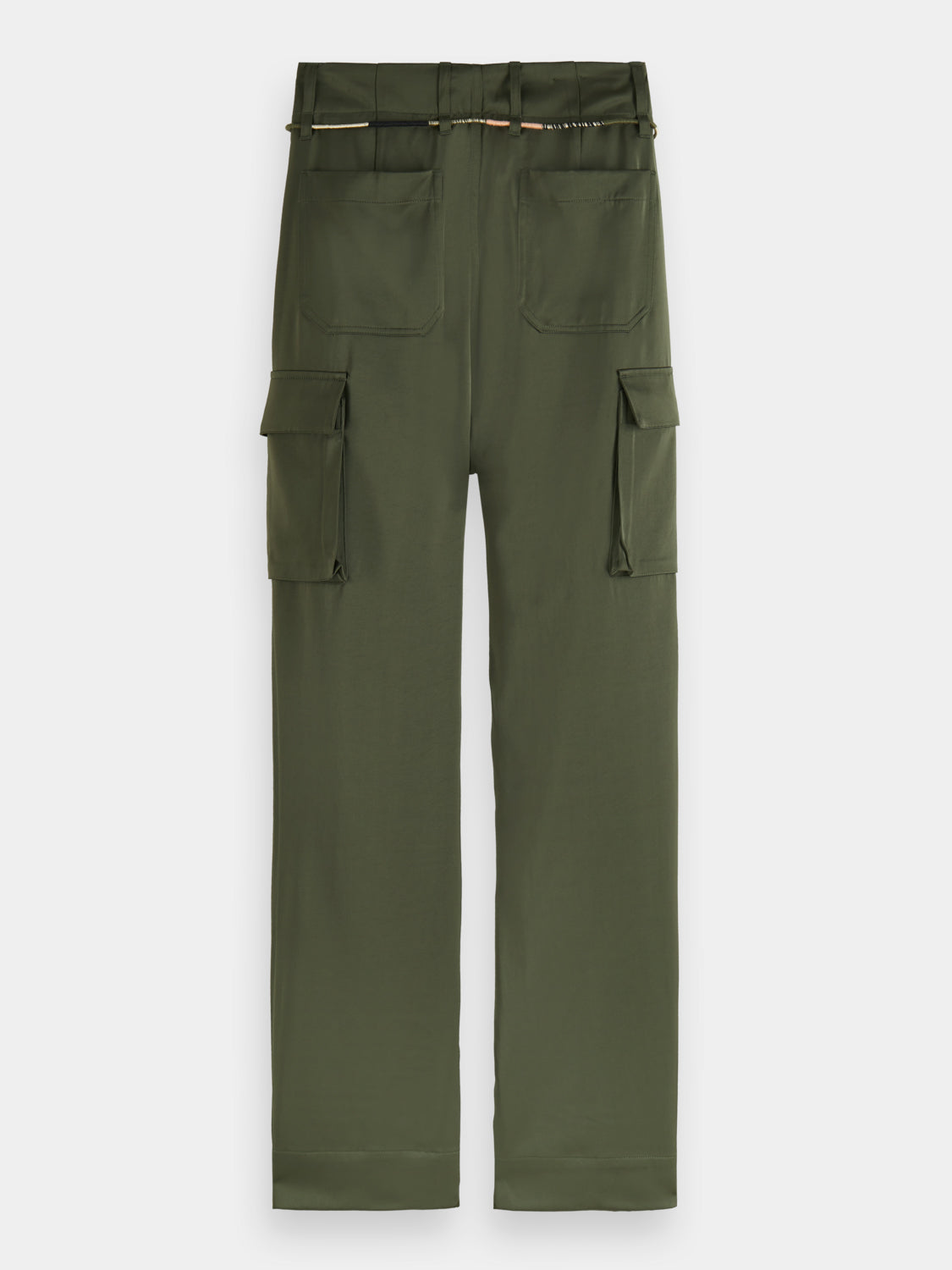 Faye high-rise tapered-leg utility pants - Scotch & Soda AU