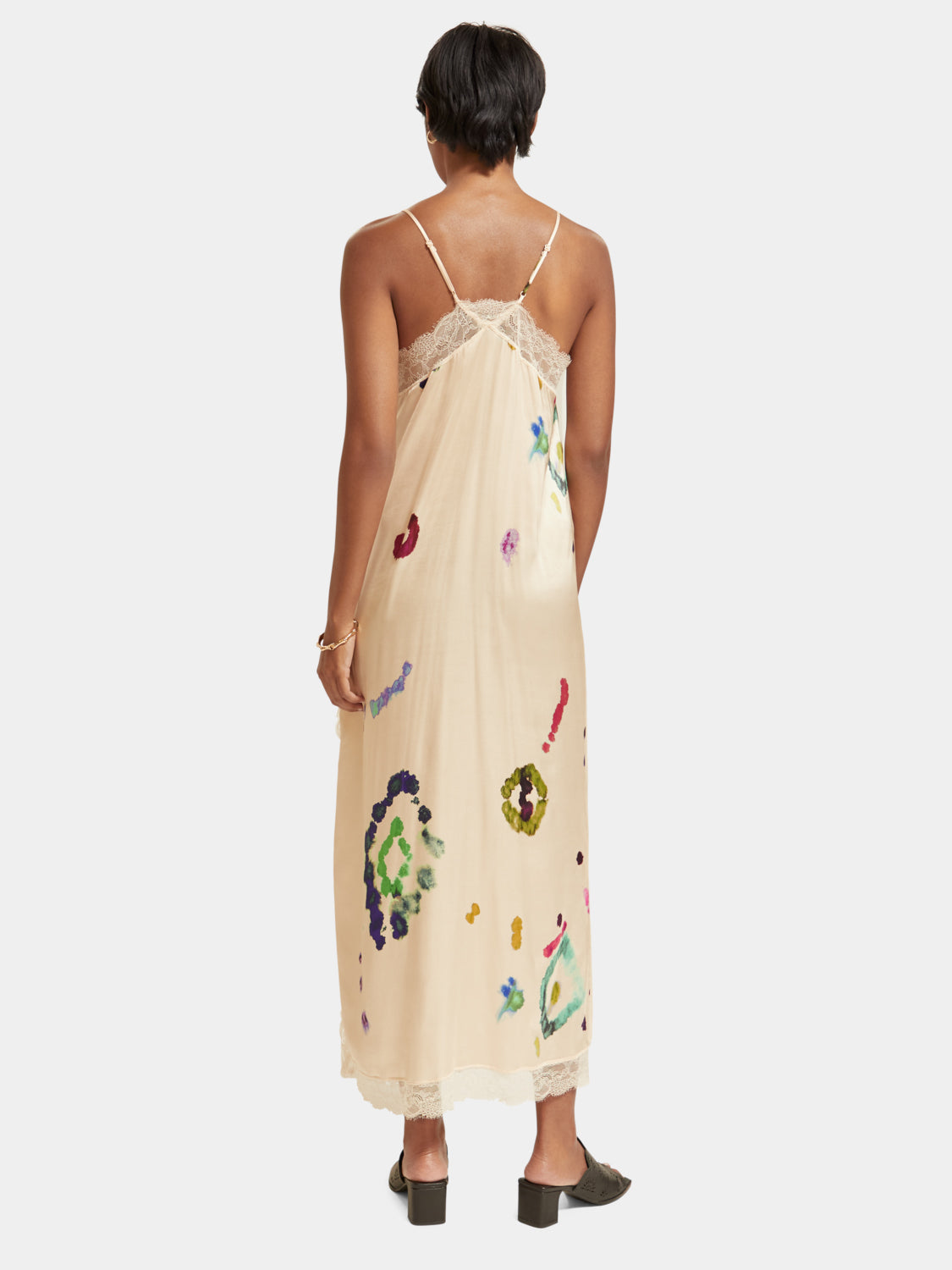 Camisole maxi dress with lace - Scotch & Soda AU