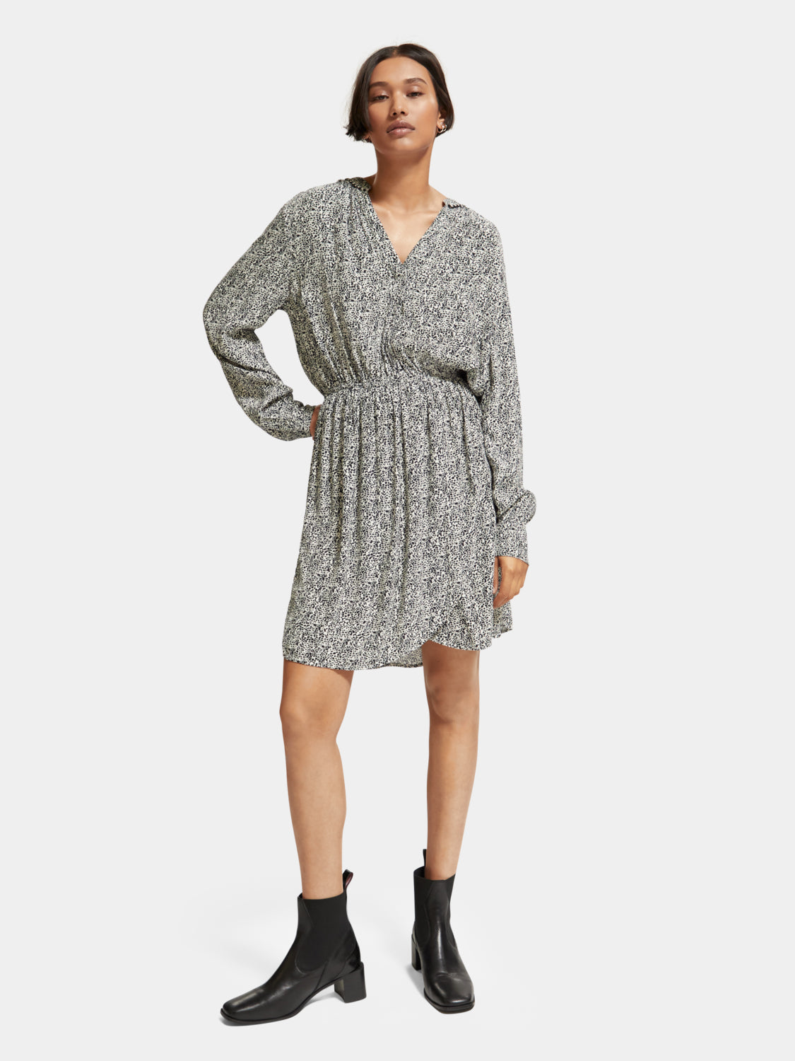 Printed mini dress - Scotch & Soda AU