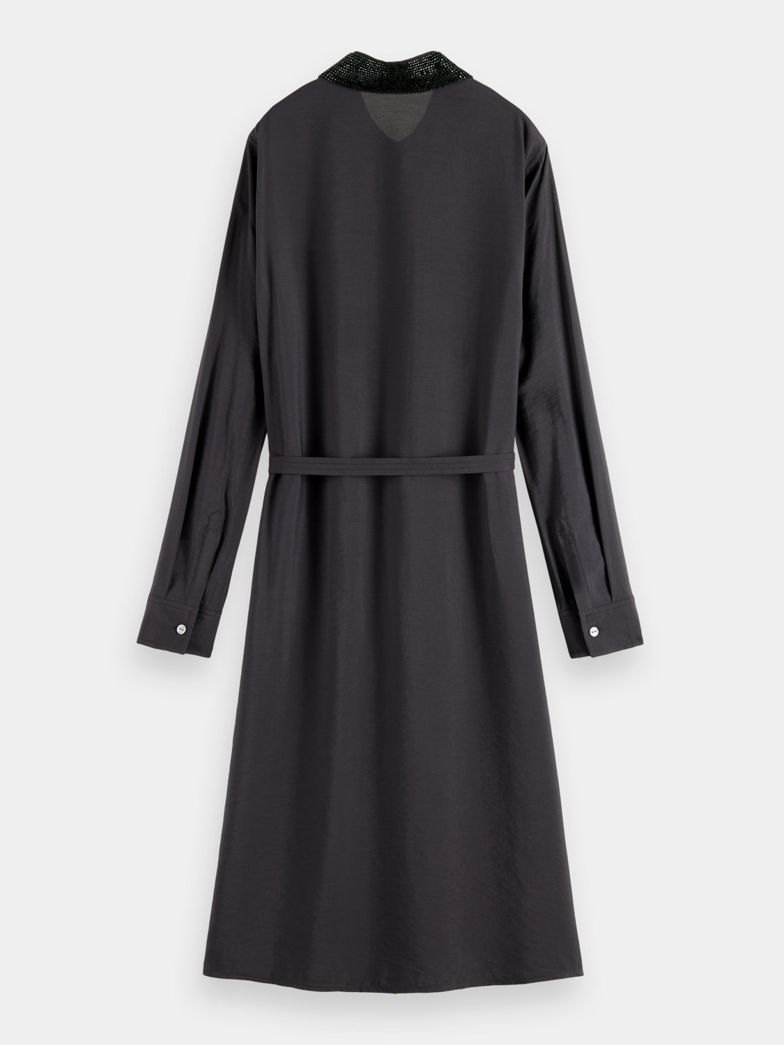 Beaded collar midi shirt dress - Scotch & Soda AU