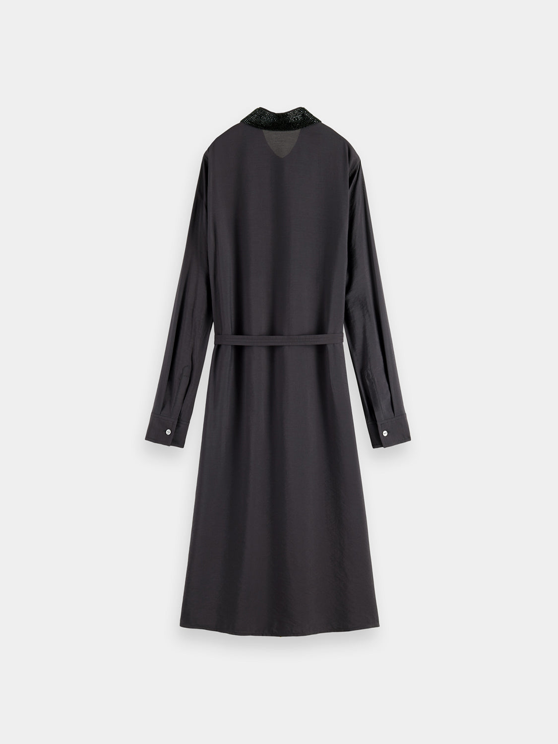 Beaded collar midi shirt dress - Scotch & Soda AU
