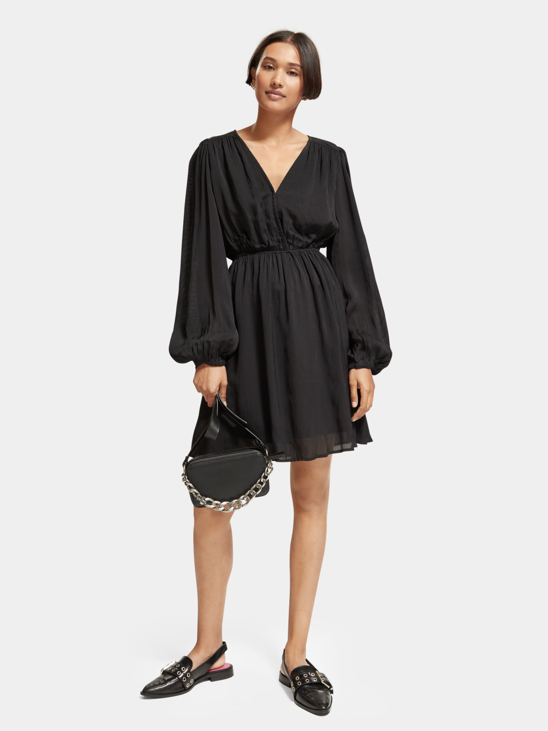 Balloon sleeve mini dress - Scotch & Soda AU