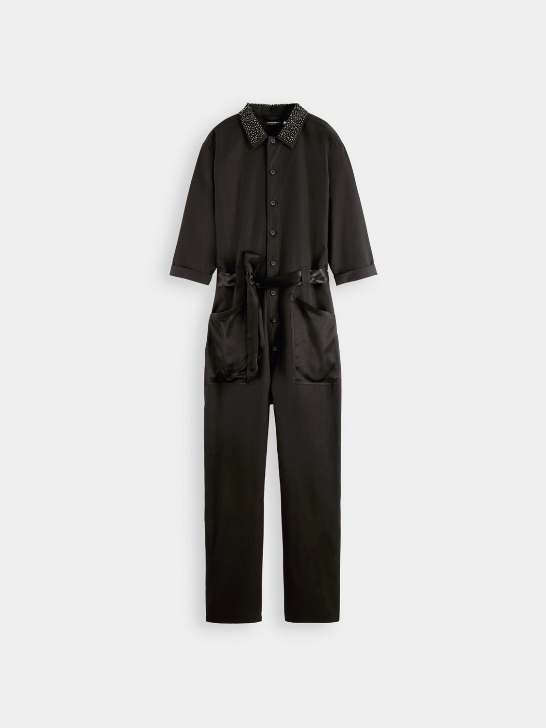 Beaded collar jumpsuit - Scotch & Soda AU