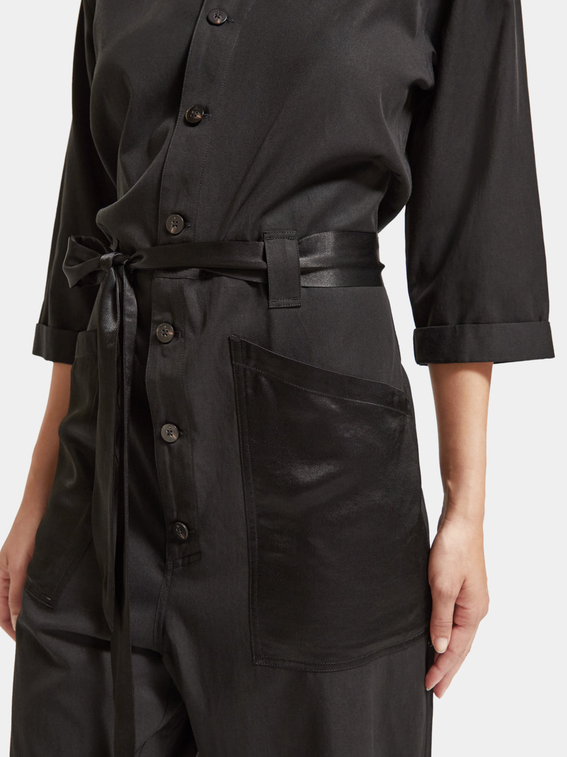 Beaded collar jumpsuit - Scotch & Soda AU