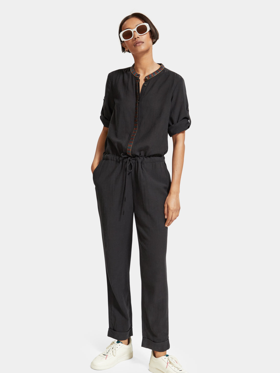Jumpsuit with arrow head trim - Scotch & Soda AU